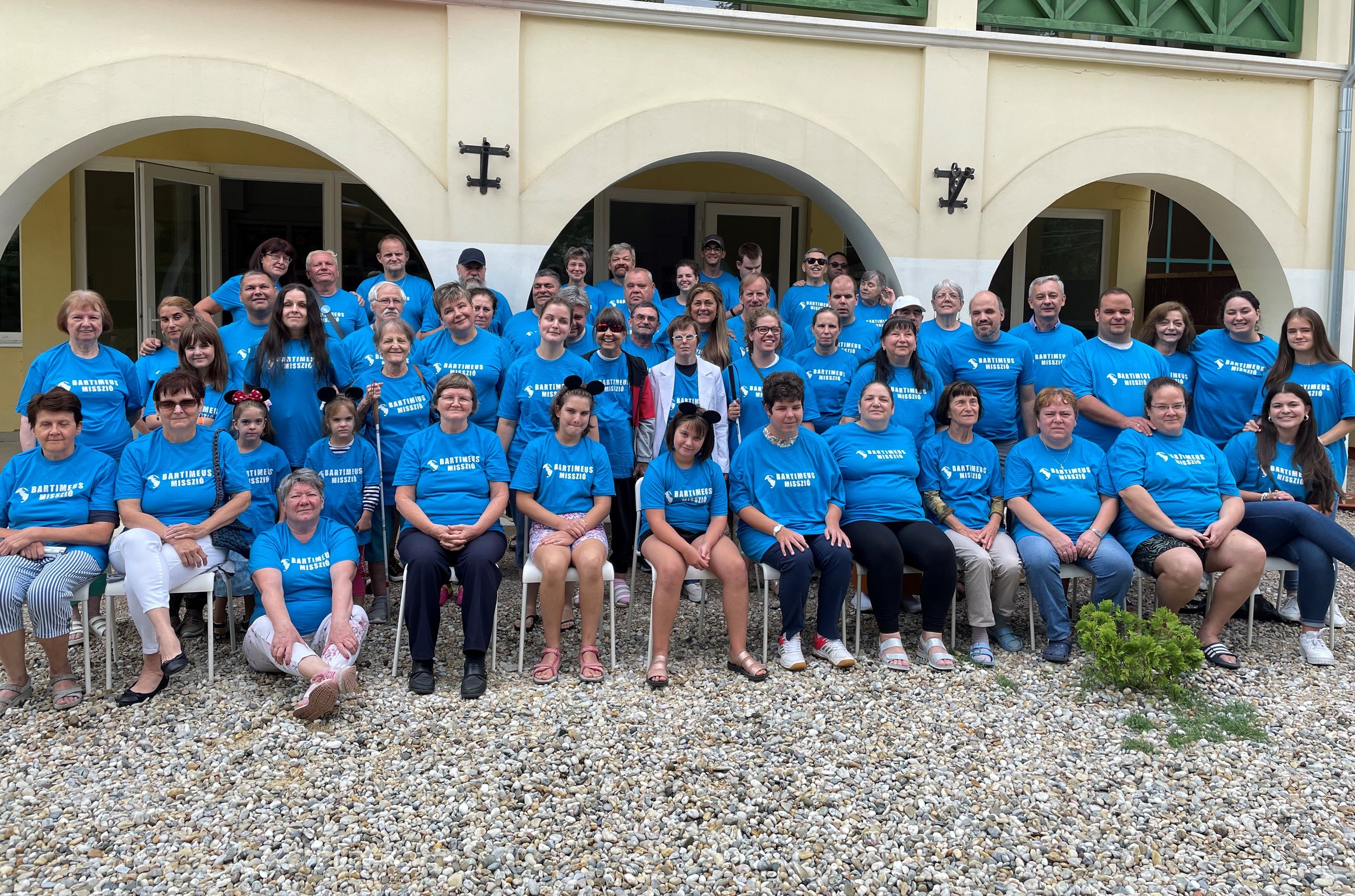 Camp for blind people in Balatonföldvár - August 2022.