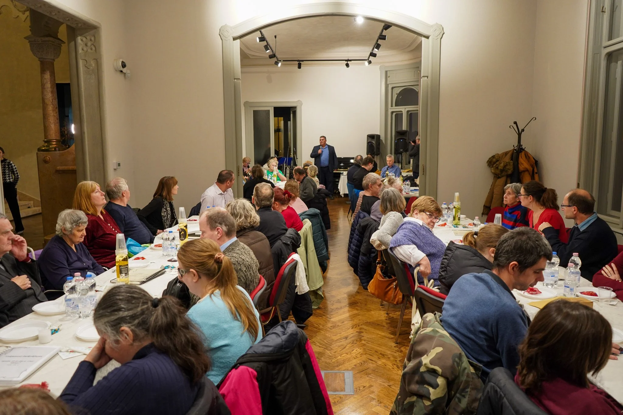 Christmas Event for the blind in Budapest