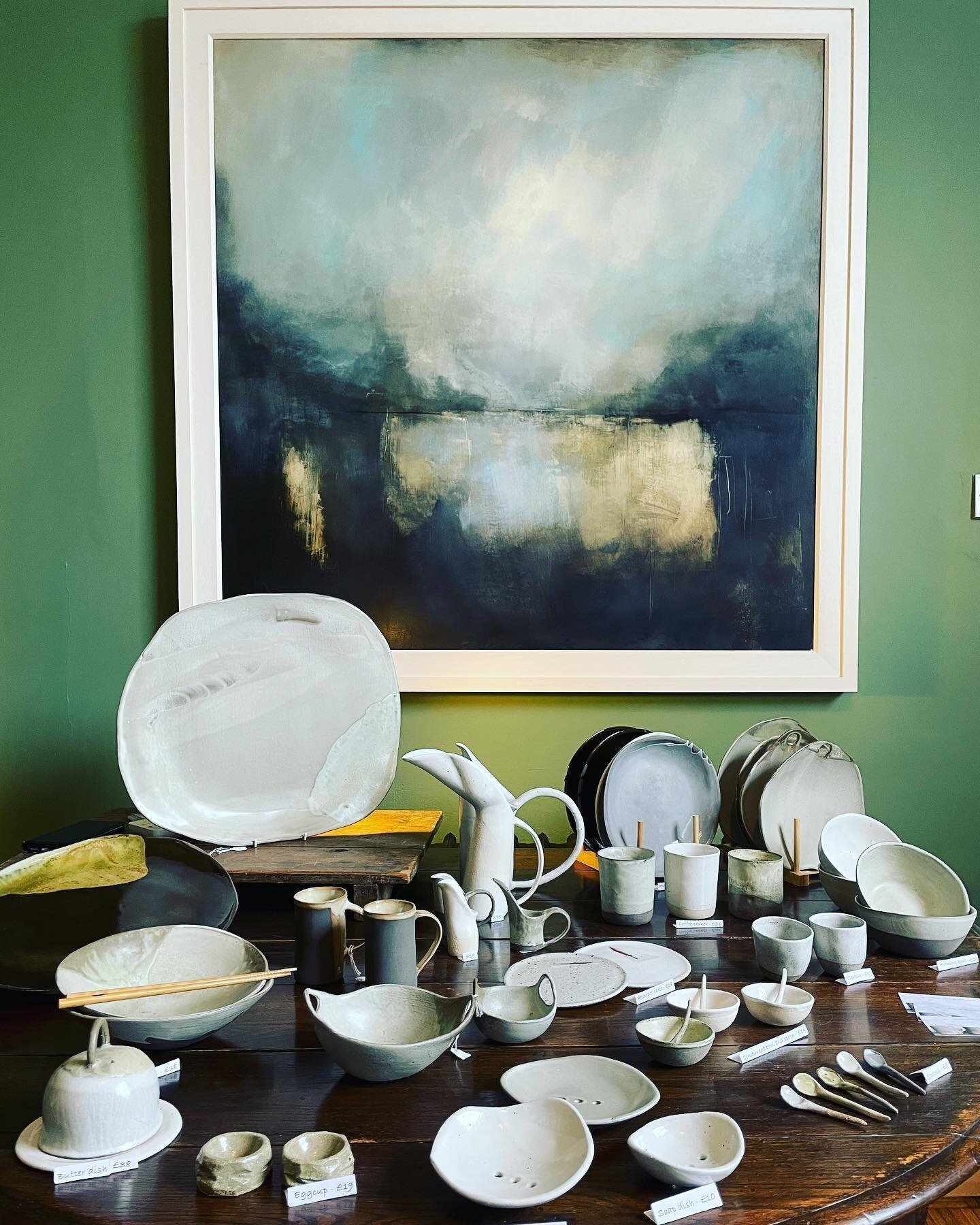 Beautiful ceramics from @jayneparryceramics at @herefordshireartweek