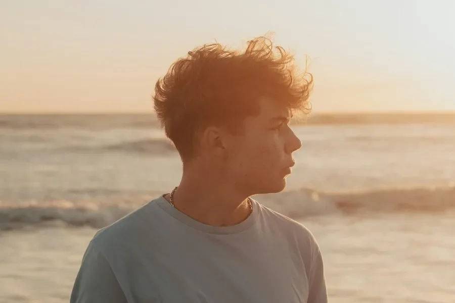 Teen on the beach