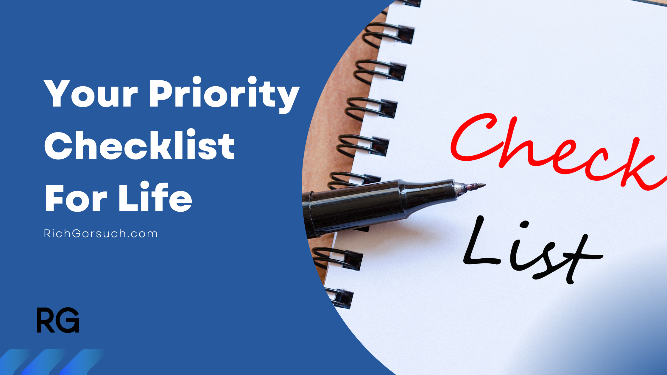 Your Priority Checklist For Life&nbsp;