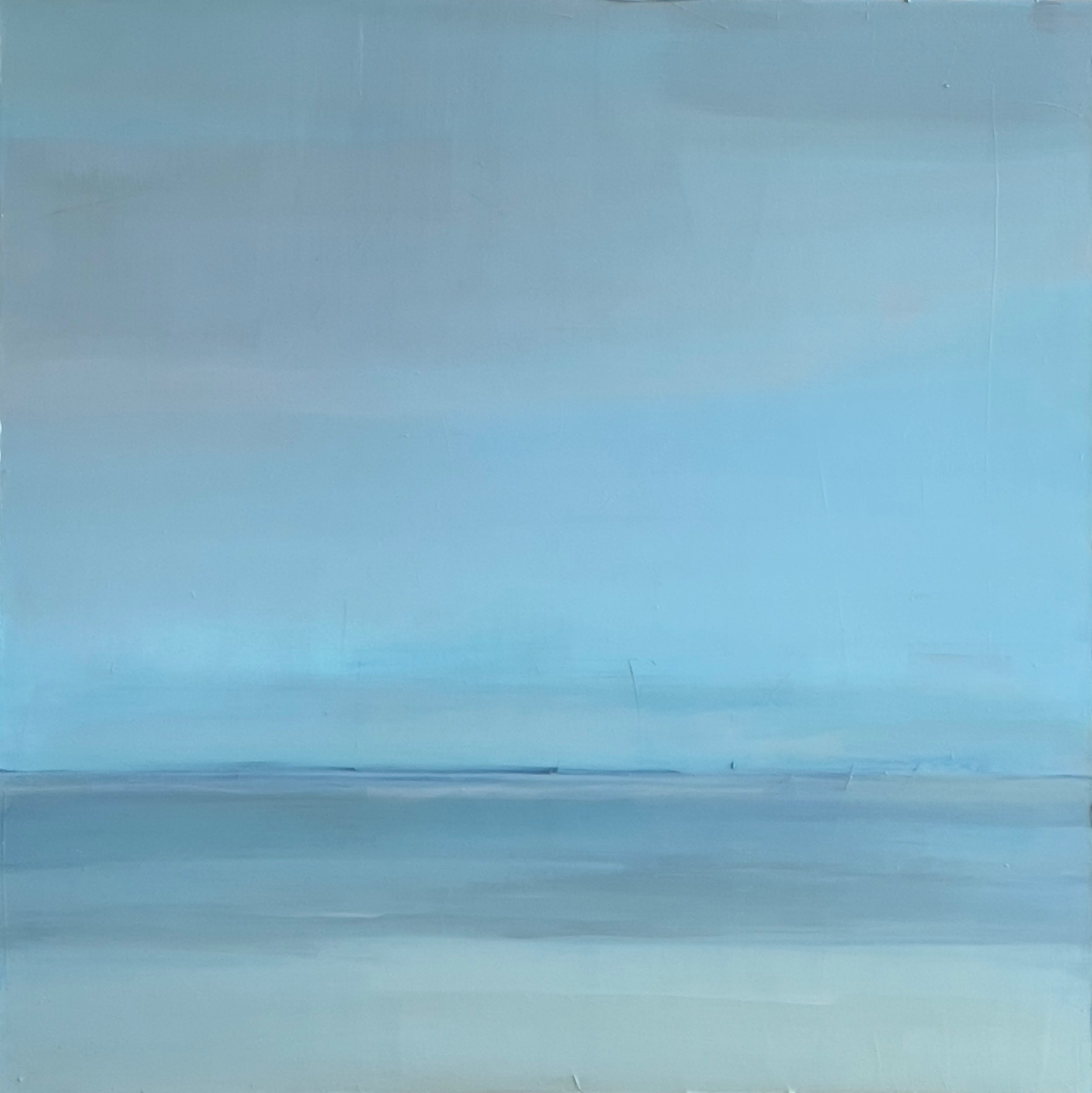 Blurred Horizons #3 - 36" x 36" Mixed Media on canvas