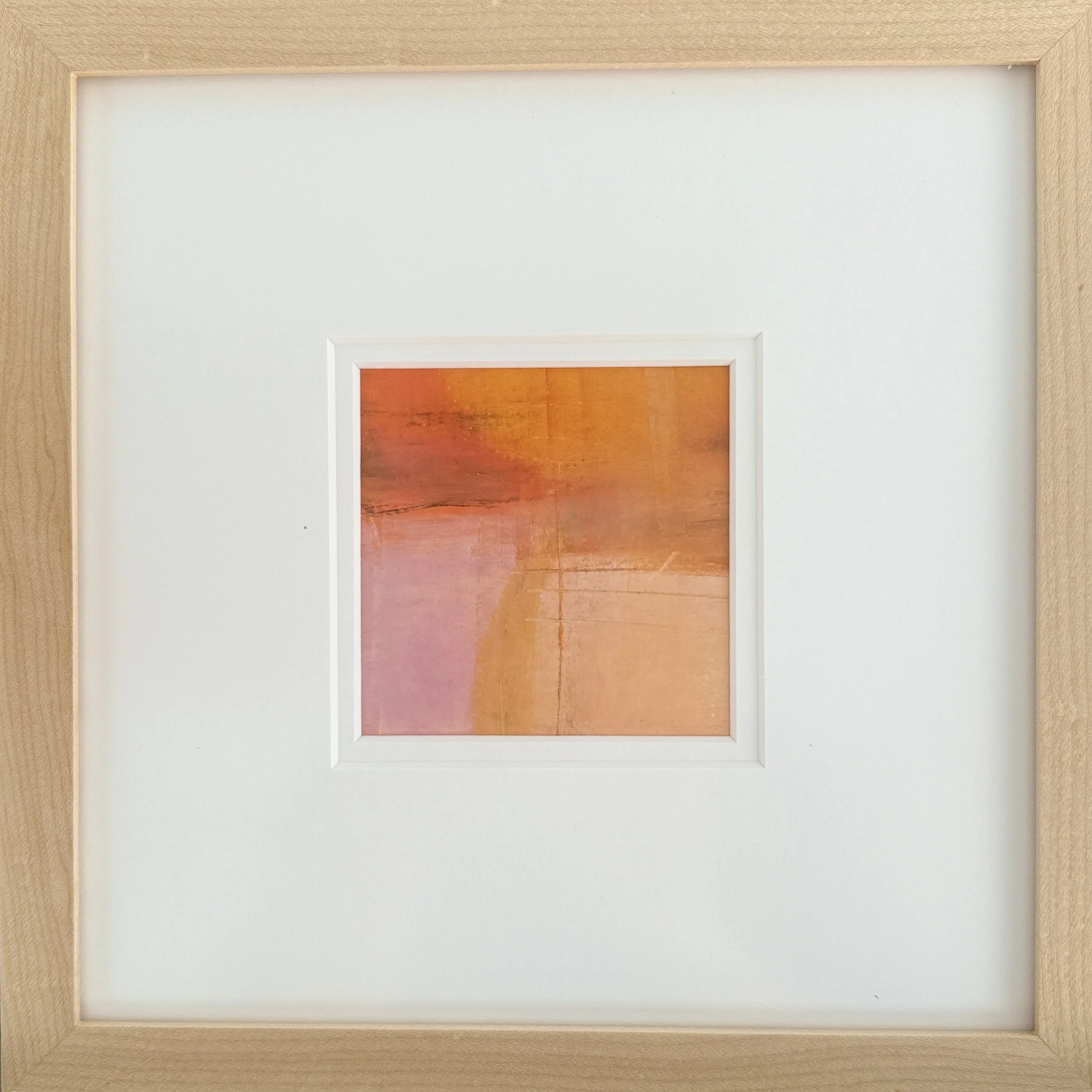 Title: S.W. No. 7/25
Medium: Oil Pastel
Size: 4' x 4'
Framed: 9.75" x 9.75"
Price $150