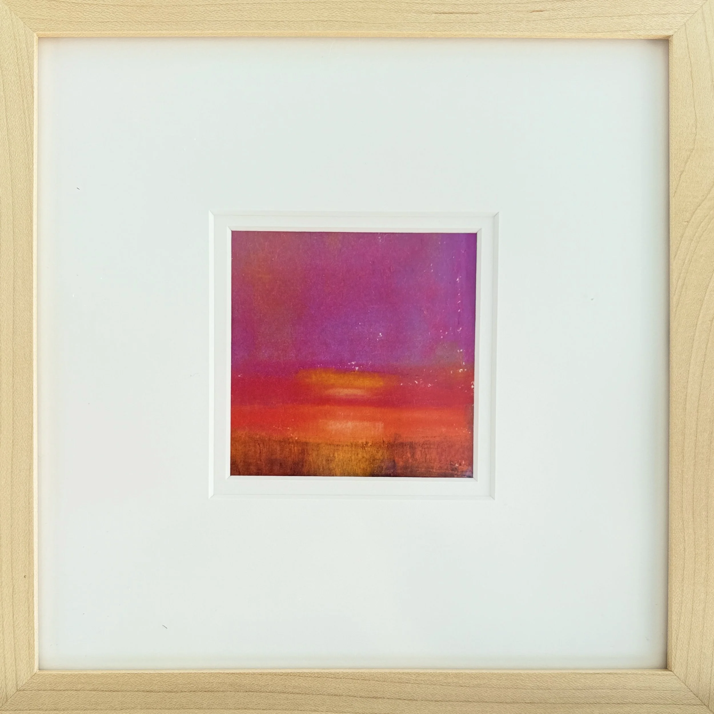 Title: S.W. No. 5/25
Medium: Oil Pastel
Size: 4' x 4'
Framed: 9.75" x 9.75"
Price $150