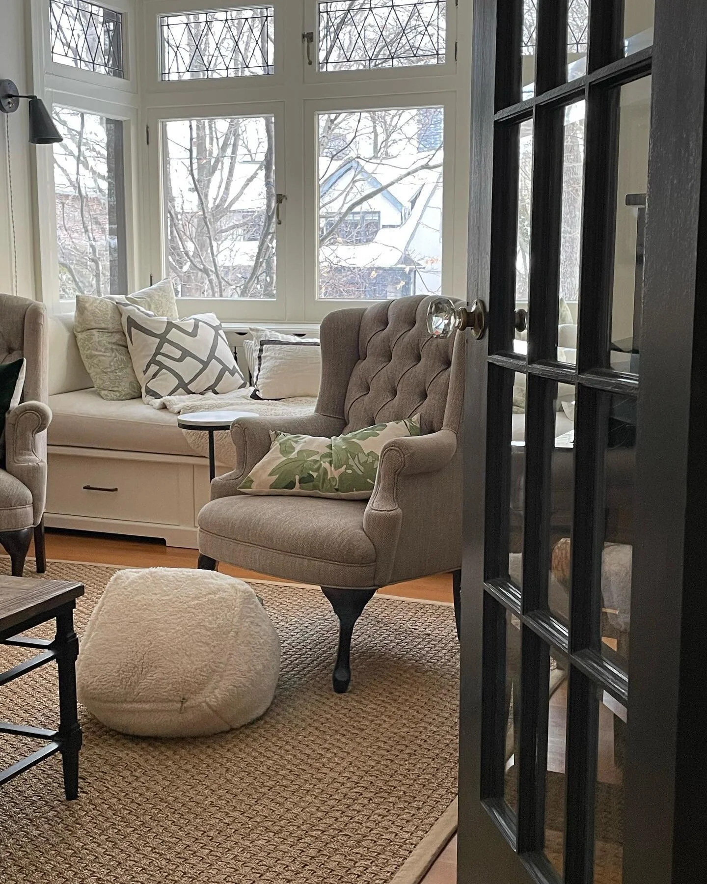 Hard to believe that beyond those windows the temp reached a low of -30 with the windchill today. Looking forward to a cozy night in (when I can get there!). Happy Friday all.