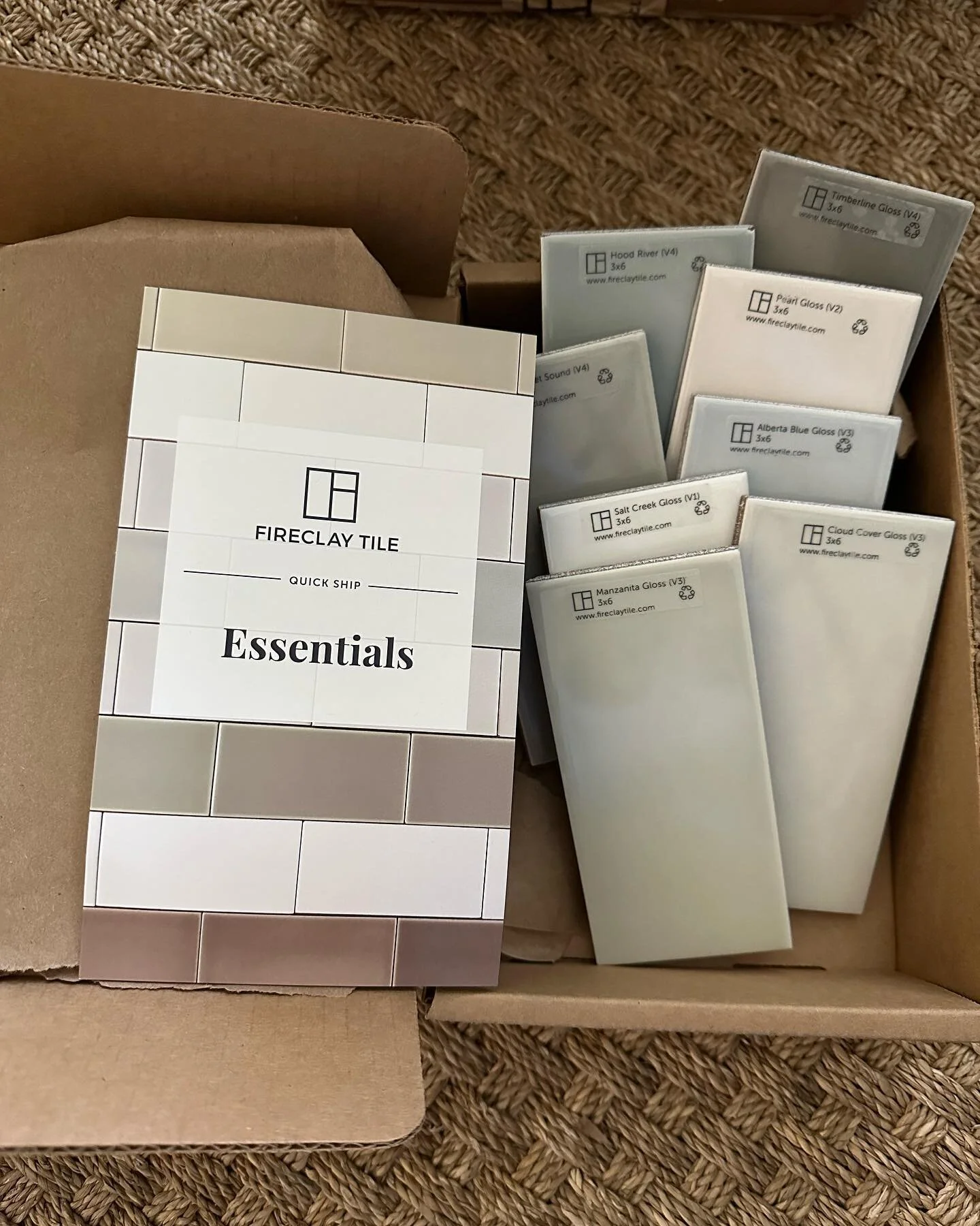 Getting real, physical samples of the materials you intend to use in your reno is so important. These @fireclaytile are even more lovely in real life than the photos could convey!