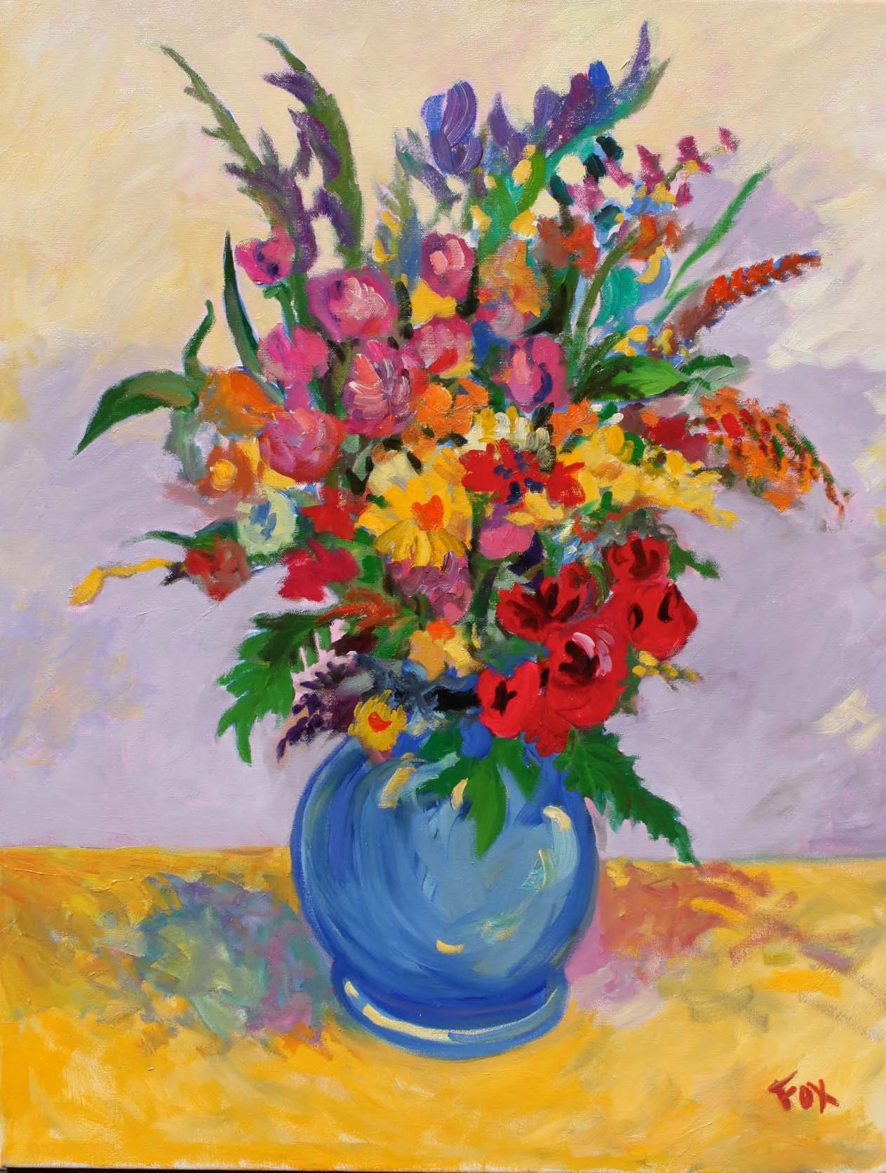 Flowers #1 ( 11" x 14" matted print )