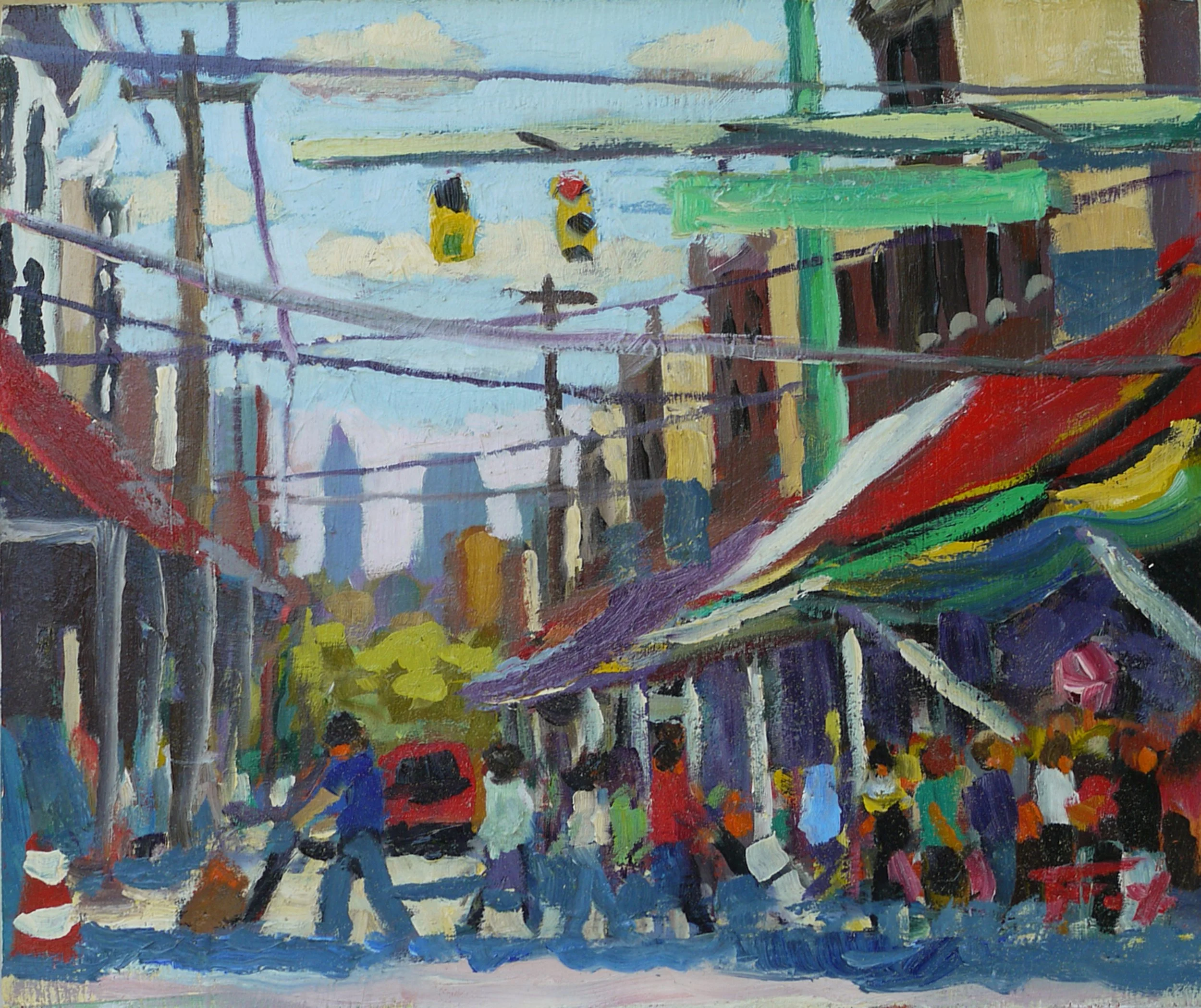 Italian Market #1 ( 11" X 14" matted print )