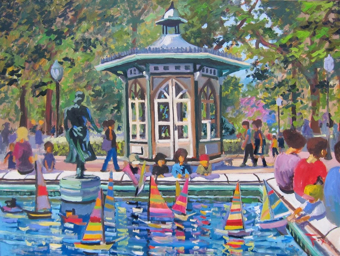 Rittenhouse Square #1 ( 11" X 14" matted print)