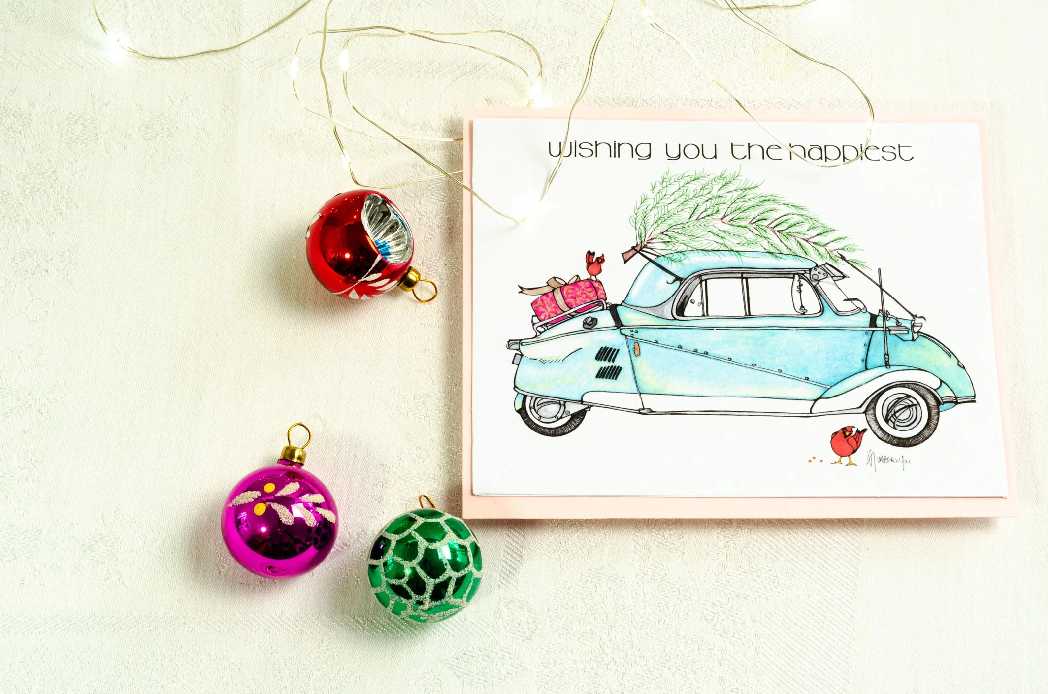 Holiday Greeting Card by A Kimberly Design