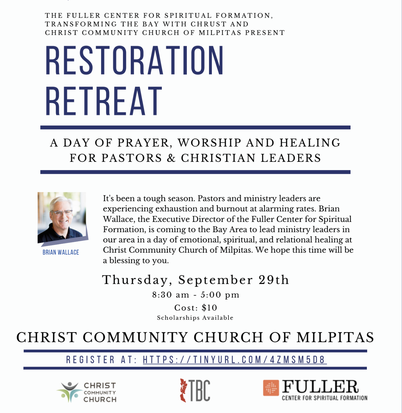 TBC + Fuller Seminary - 1 Day Restoration Retreat