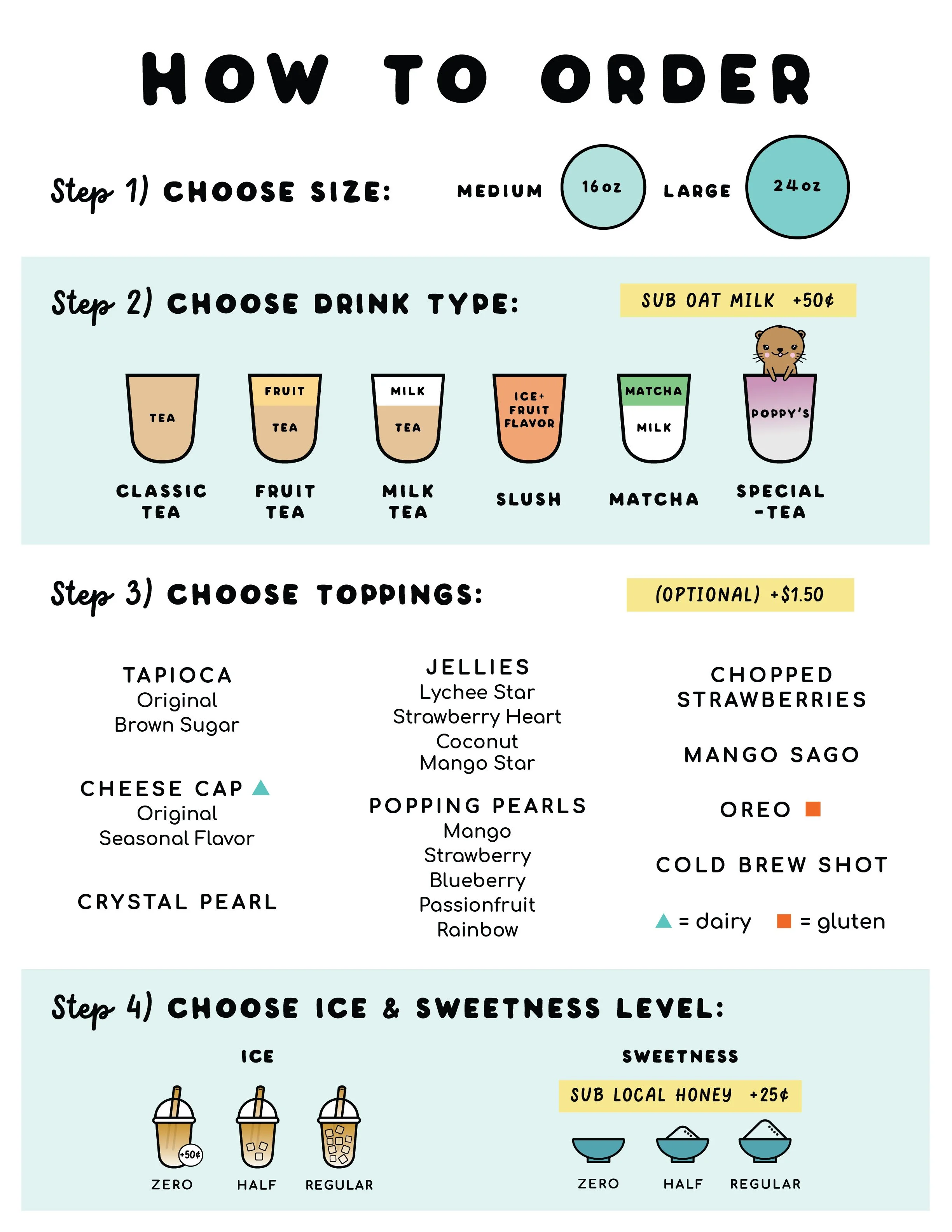 How to Order Pop Bubble Tea