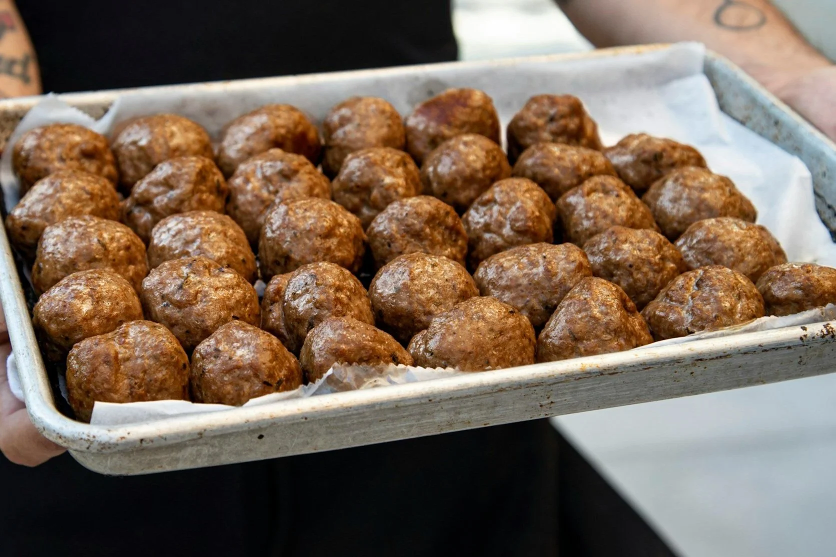 Vegetarian Meatballs with Cherry and Date Chutney