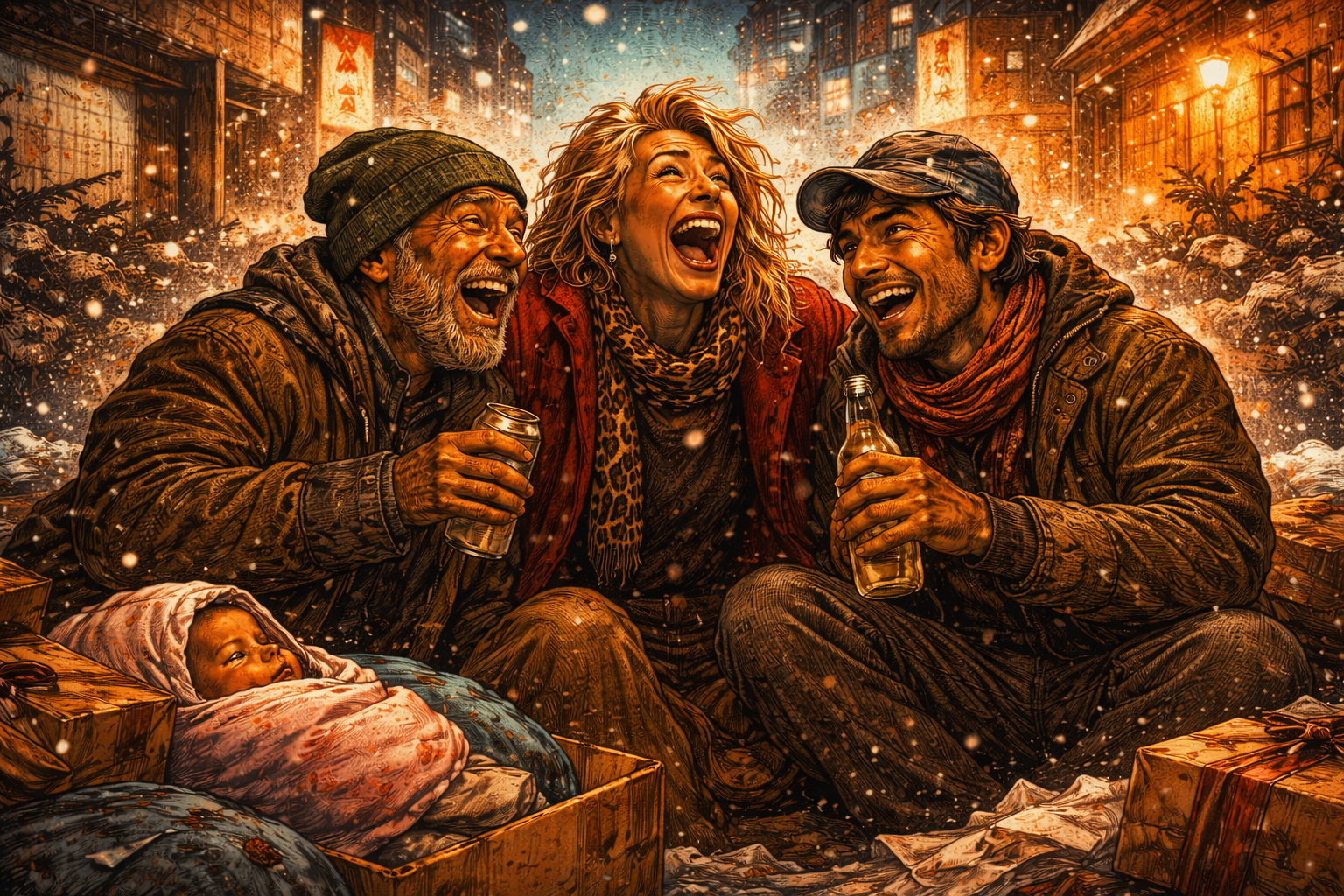 Tokyo Godfathers and Where the Line Actually Is
