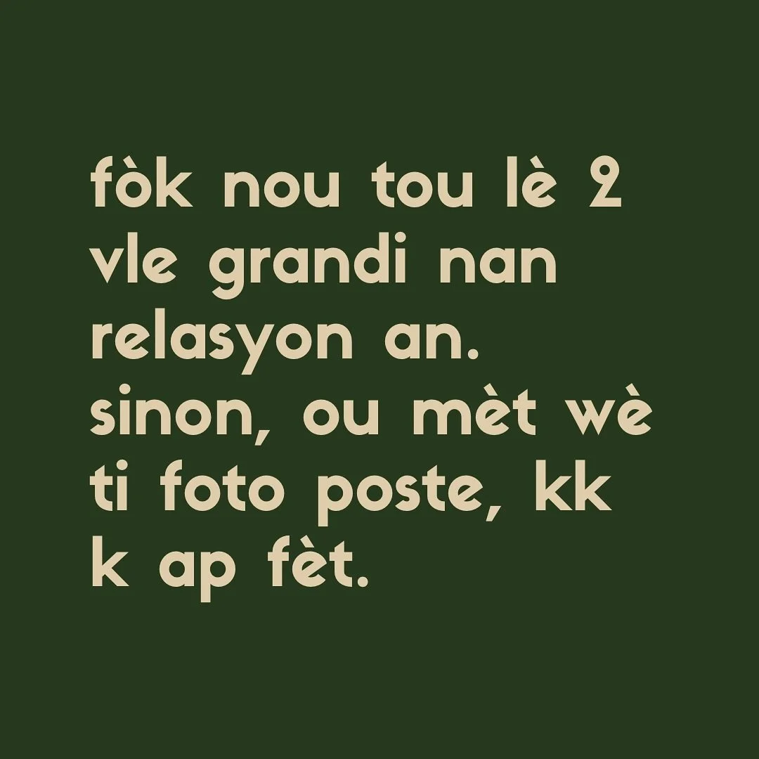 Men long&egrave; kapchonn yo 🤪

#S&egrave;tz&egrave;l #OuPapMenmVoyeMenm #SePouFrapeaOuLa #KotLanmouKonnenw #SanwontKiF&egrave;wLaToujou #Py&egrave;sMounPapVinSovew #MarePak&egrave;tOu #AwousaKaManjew #WapF&egrave;SikWapF&egrave;S&egrave;l #EpavPaBa