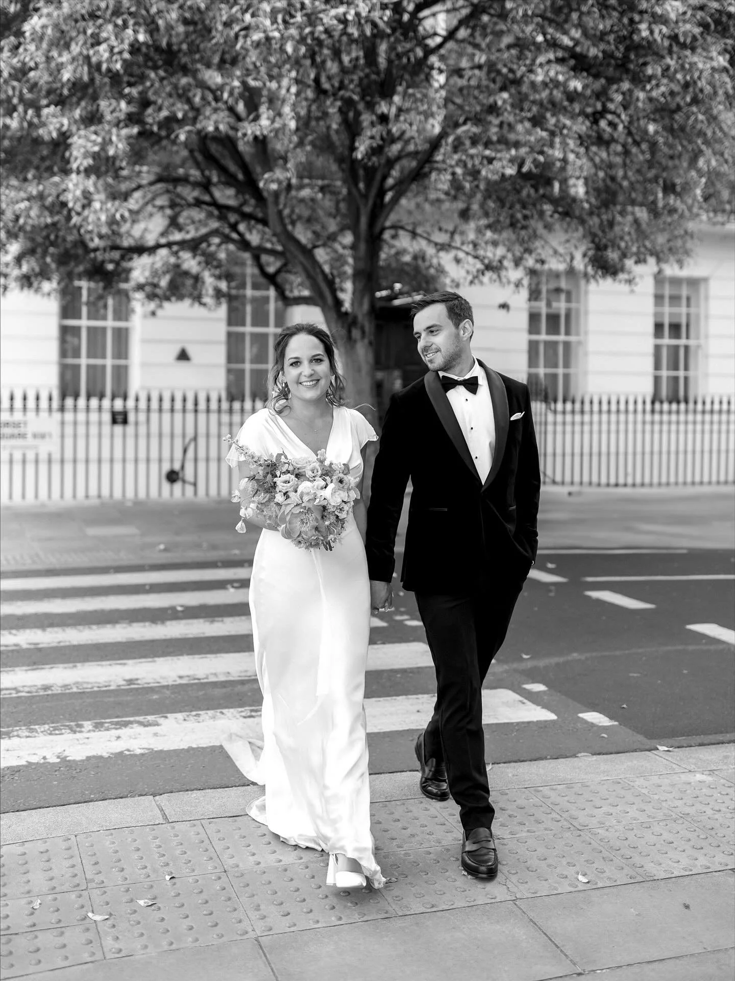 London just hits different. 
An all time favorite at The Old Marylebone Town Hall ✨ 
@adaytorememberlondon 
@thegreenhouses_ 
@makeupbyjaimieattfield 
#surreywedding #surreyweddingphotographer 
#londonweddingphotographer #londonwedding #surreyweddi
