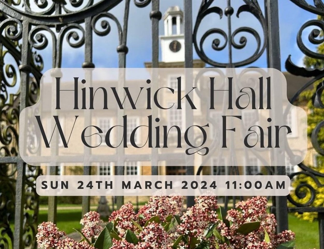 I&rsquo;m really looking forward to meeting lots of lovely couples and suppliers tomorrow at @hinwickhall - if you&rsquo;re looking for wedding ideas, make sure to grab a ticket (link in comments)!