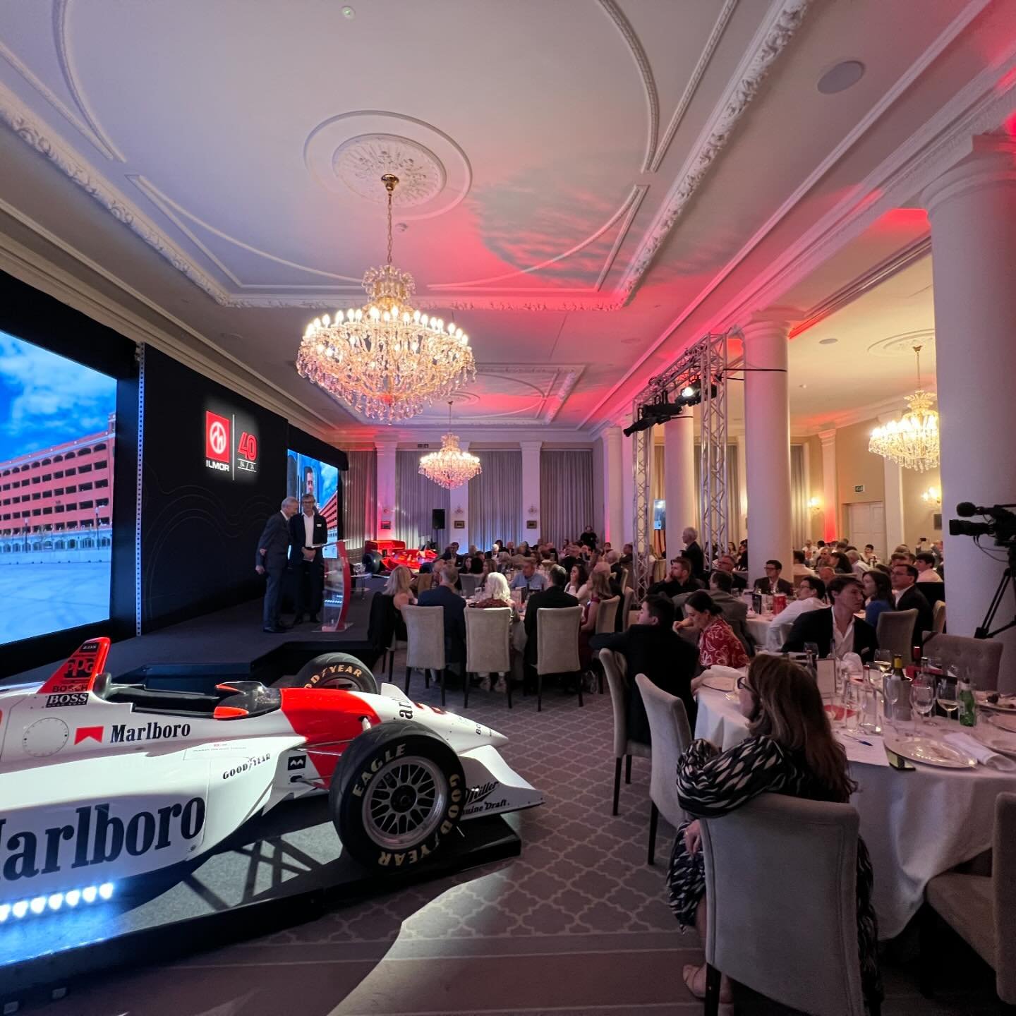 I had an awesome time entertaining guests at the @ilmorengines 40th Anniversary Presentation Evening 🎙️

Here are just a few snaps from the evening which include the famous Formula One Drivers World Championship Trophy! 🏆 

Such a cool event and a 