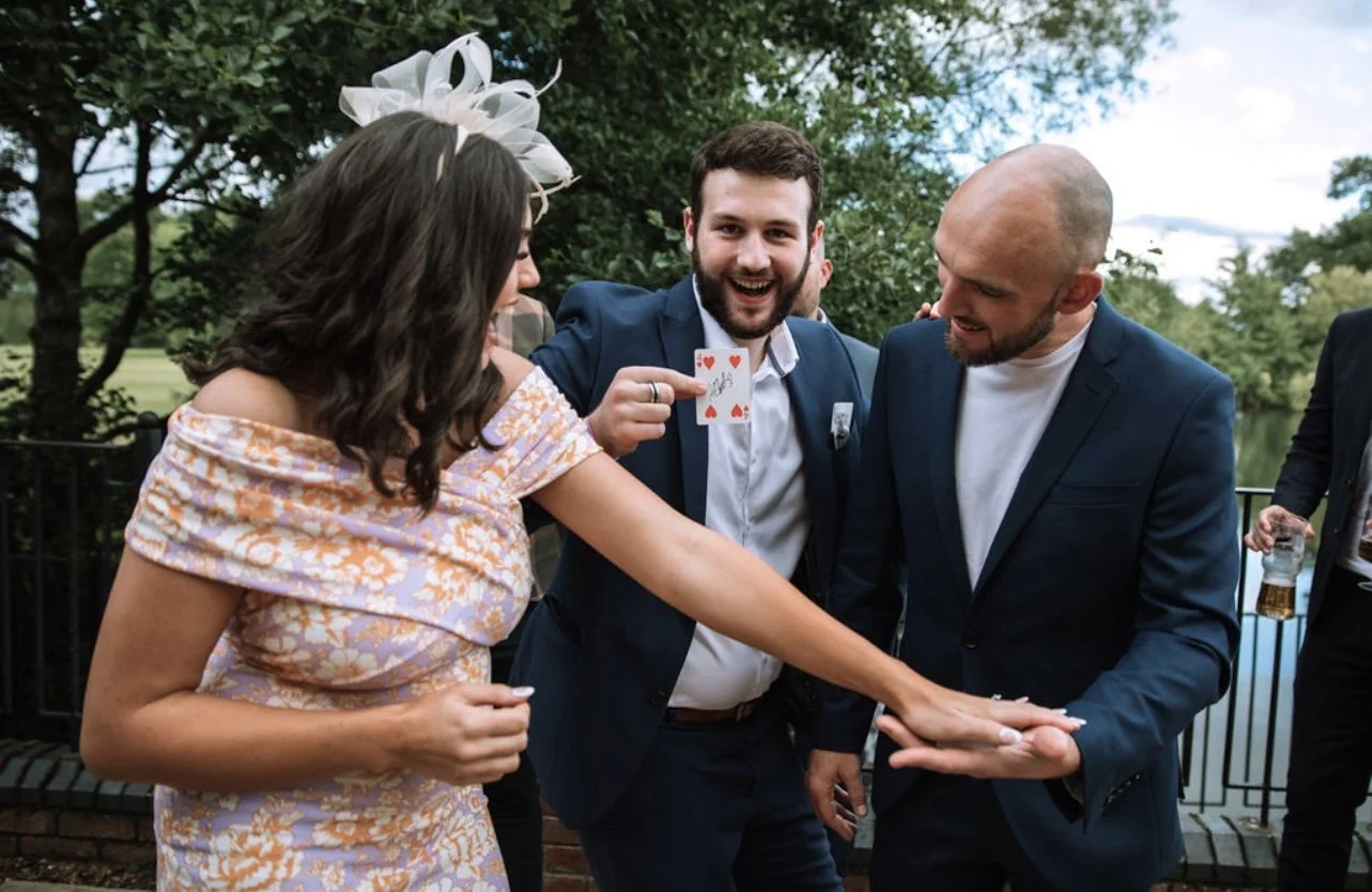 Magician for hire at weddings