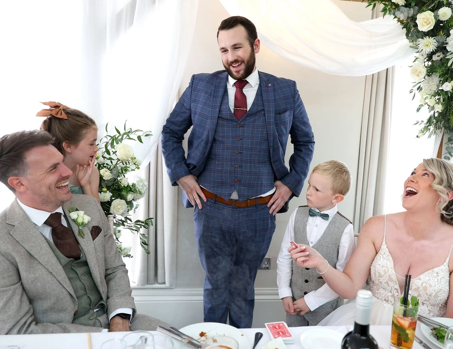 Nothing beats moments like this - genuine laughter, reactions, and a bit of mind-blowing magic in between. ✨

Such an incredible day celebrating this lovely couple - every table was full of smiles and surprises from start to finish. ❤️

Huge thanks t