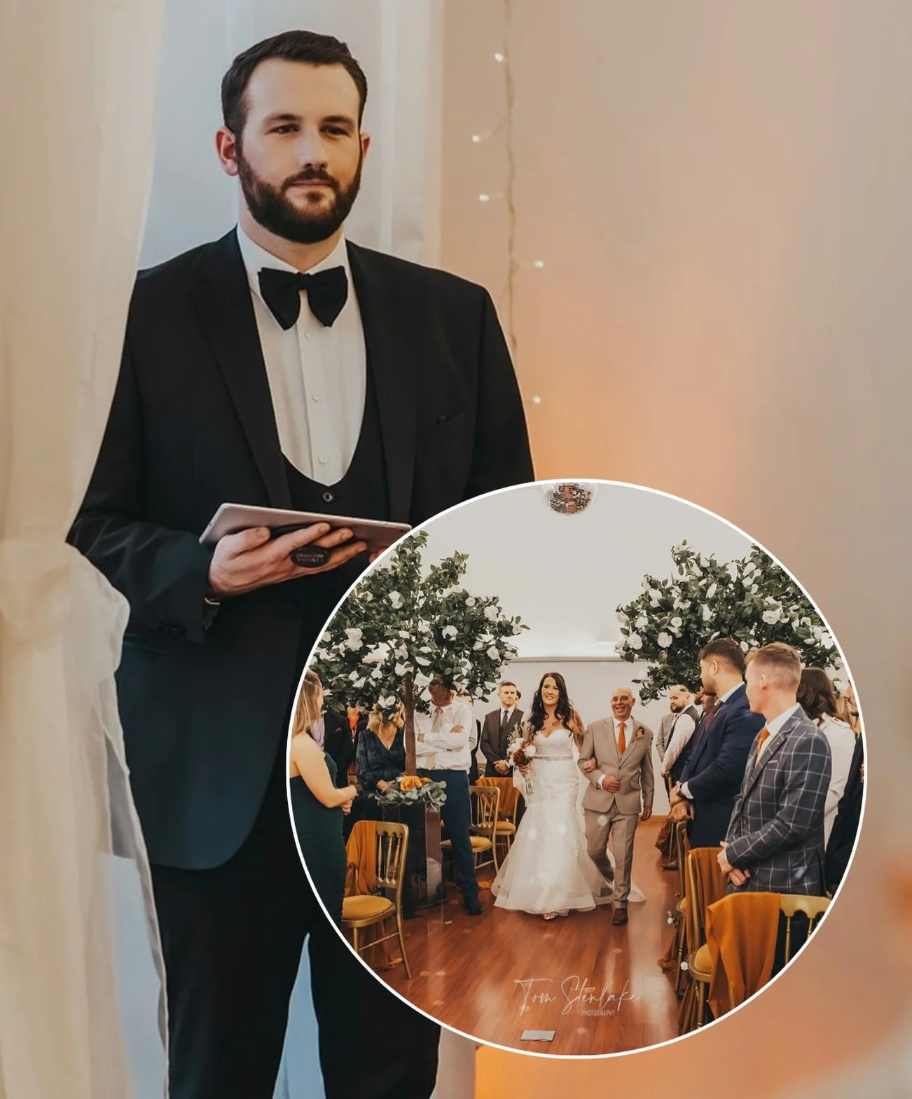 One of the biggest stresses at a wedding ceremony is who is looking after the music 🎶💍

Because it&rsquo;s never just &ldquo;press play.&rdquo;

You need the right song.
At the right time.
With the right people walking.

Venues like @brampton_grang