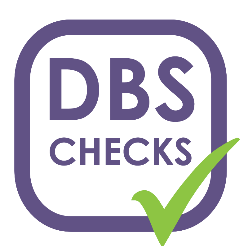 DBS Checks logo with a green check mark