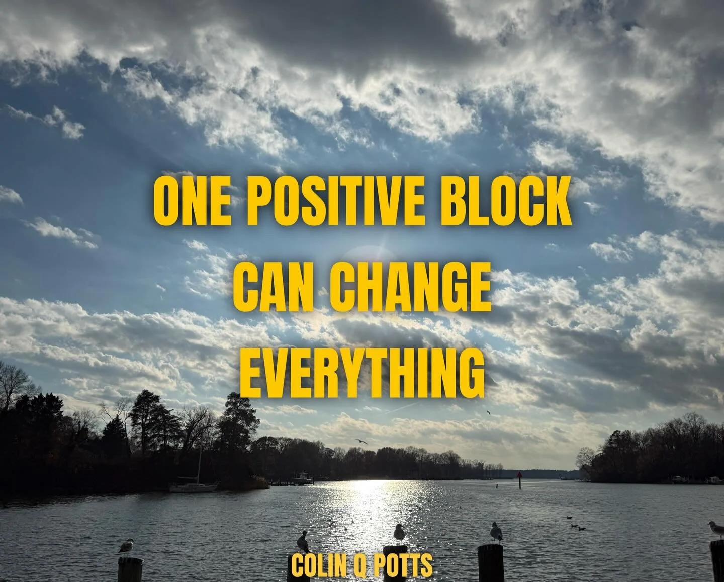 We all have bad days&mdash;yes, even me. But here&rsquo;s the secret: you only need one positive block to turn it around.

Most people say they had a &ldquo;bad day,&rdquo; but when you really look at it&hellip; it was just a bad moment. One conversa