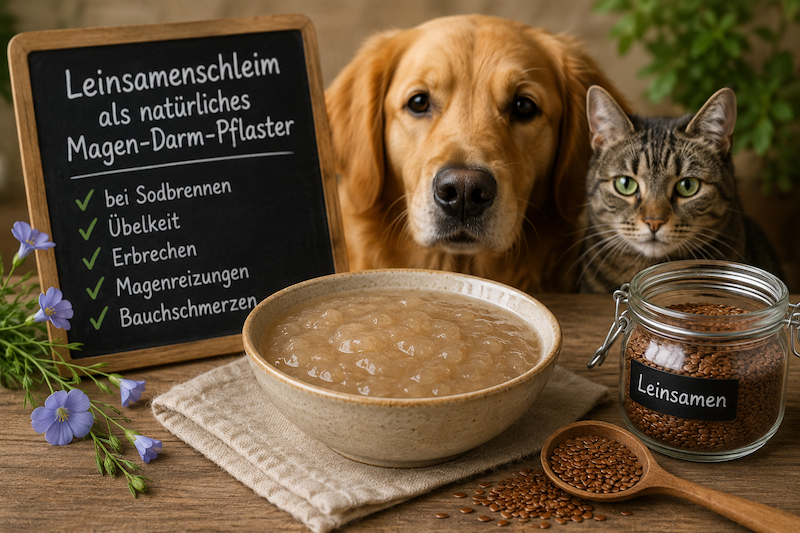 Leinsamenschleim als natürliches Magen-Darm-Pflaster