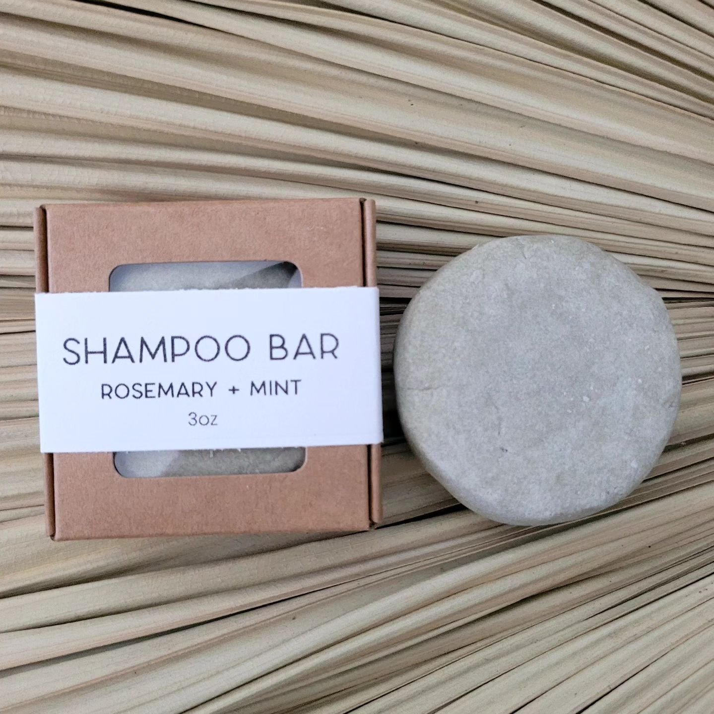 Introducing our new Rosemary + Mint Shampoo Bar...

Infused with the aromatic essence of rosemary and the cooling touch of mint. This shampoo bar not only cleanses your hair but also stimulates your scalp, promoting healthy hair growth. The herbal fr