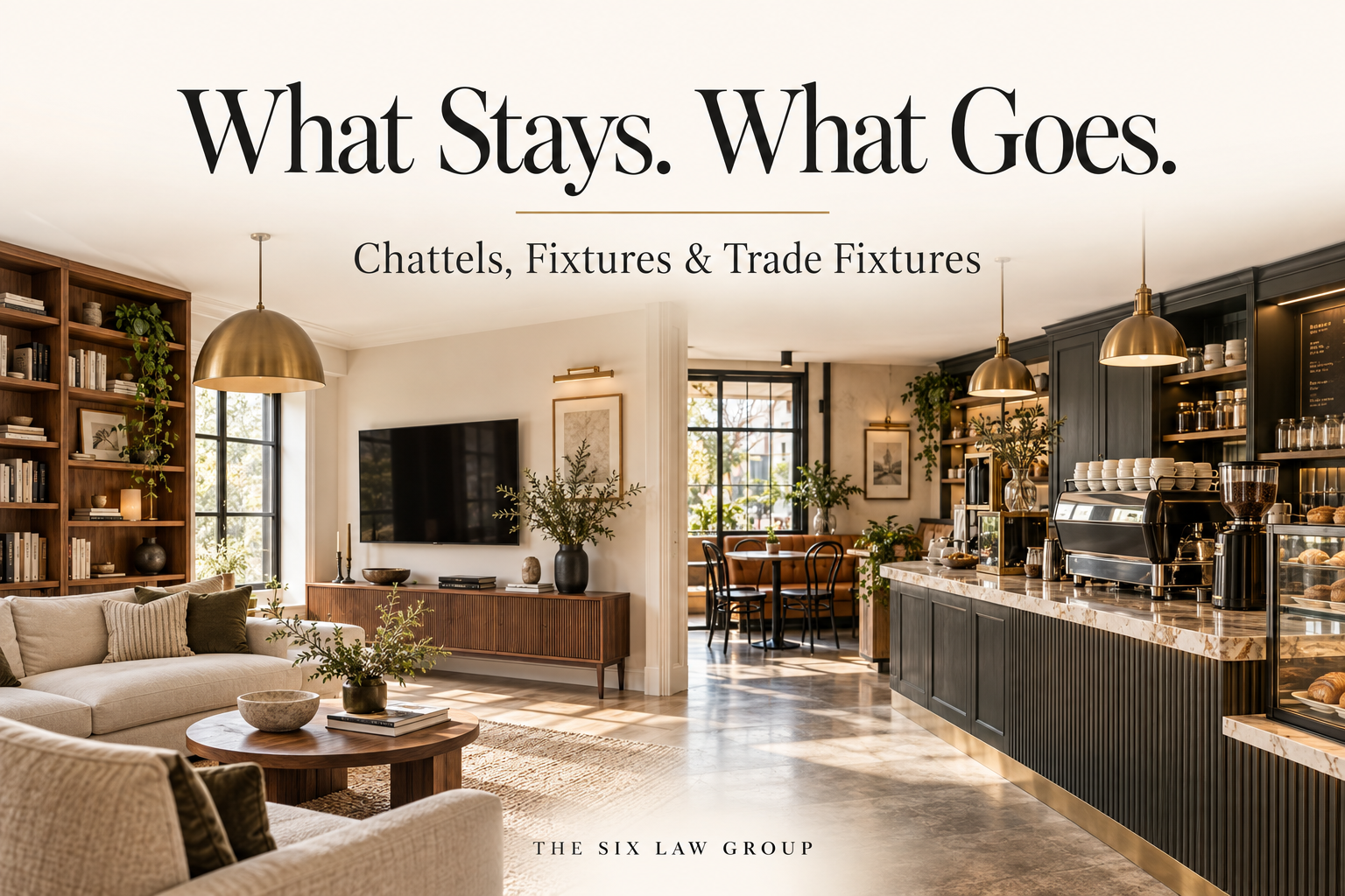 Chattels, Fixtures and Trade Fixtures: What Stays and What Can Go? 