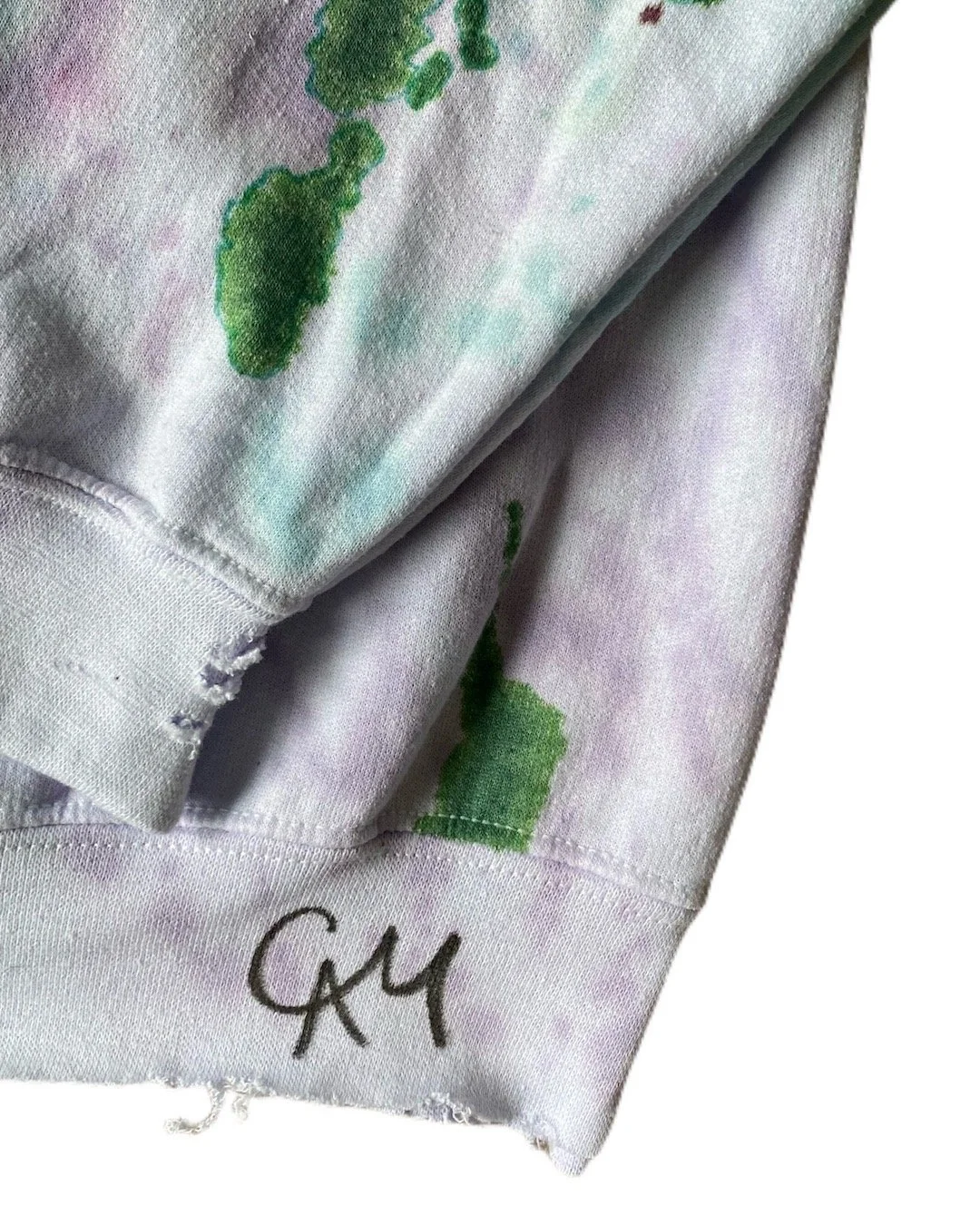 Distressed Tye Dyed Hoodie