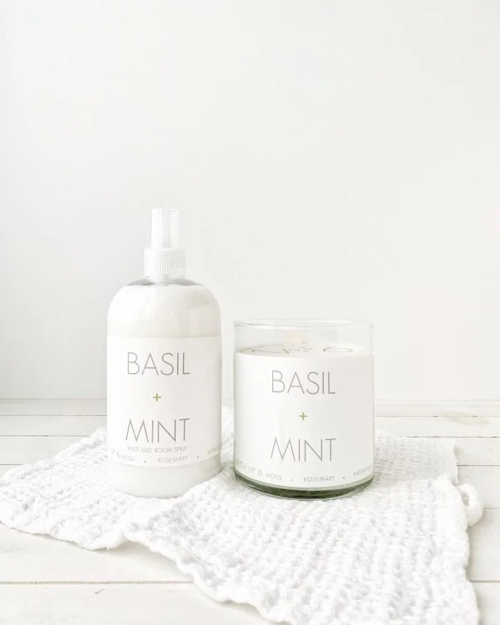 White Mist Room Spray candle set Basil + Mint.jpeg