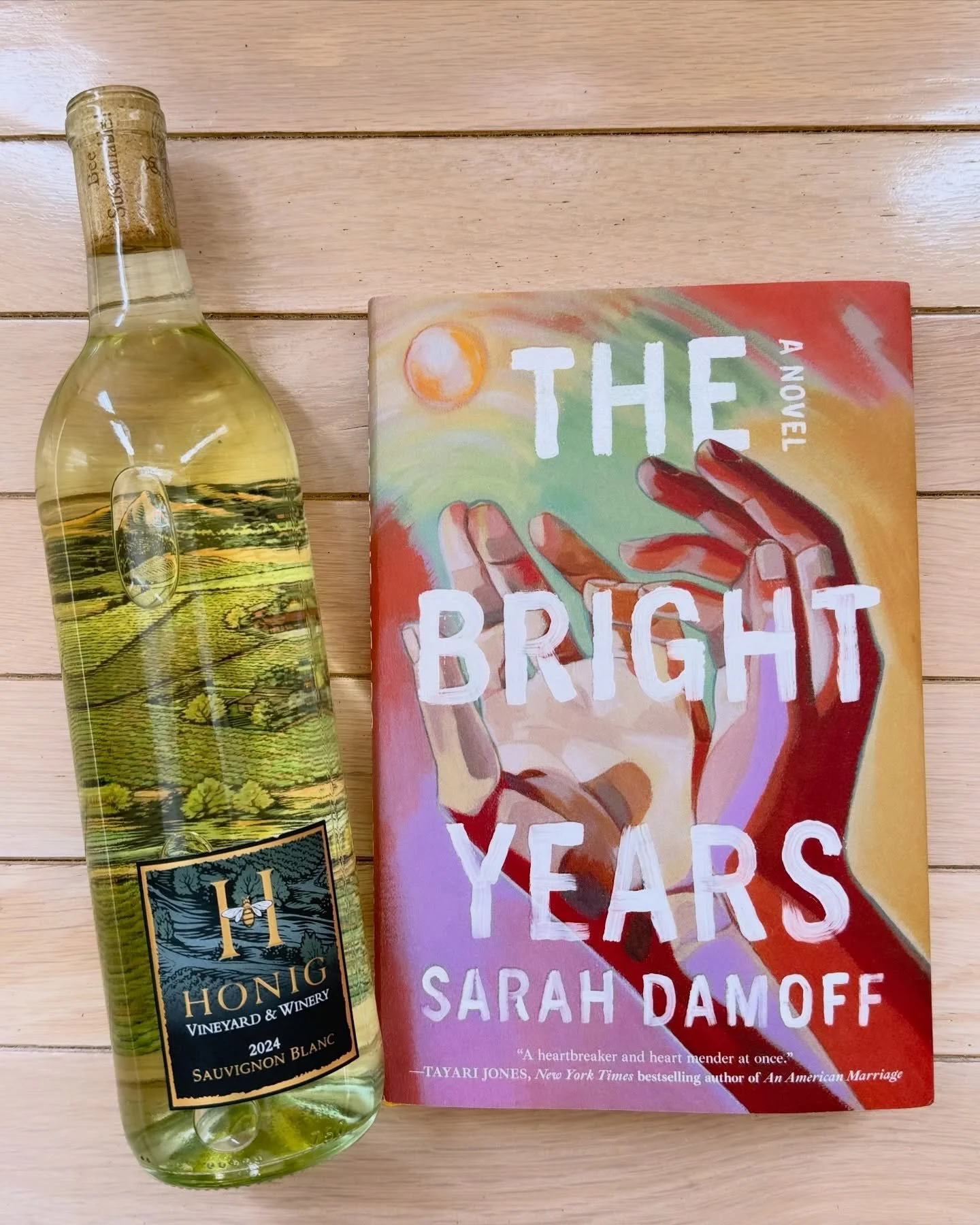 Happy Wine Wednesday. Today&rsquo;s book and wine pairing are total winners!! 📚🍷✨

I finished THE BRIGHT YEARS by @sarahdamoff a couple of weeks ago and I&rsquo;m still thinking about this book. I flew through the audiobook in two days because I co