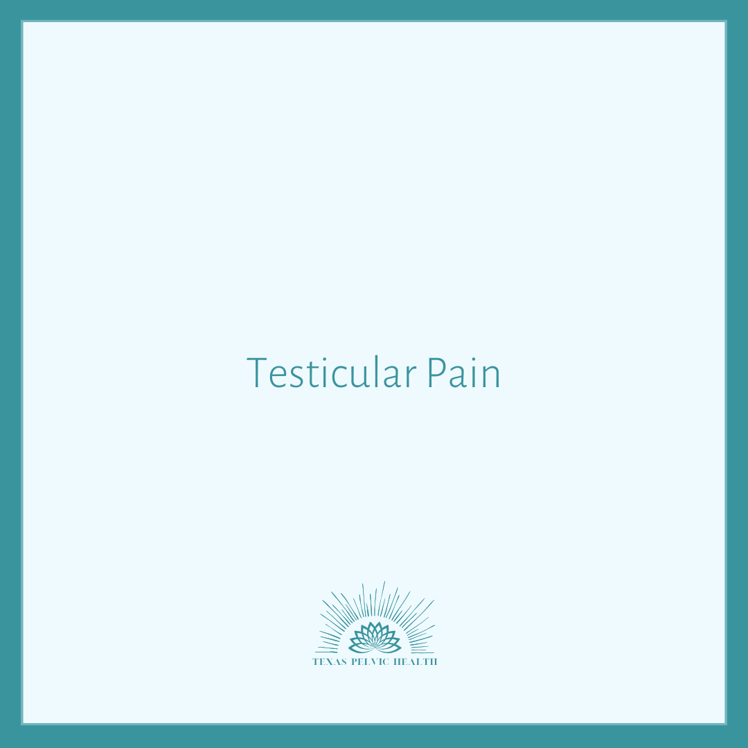 Testicular Pain