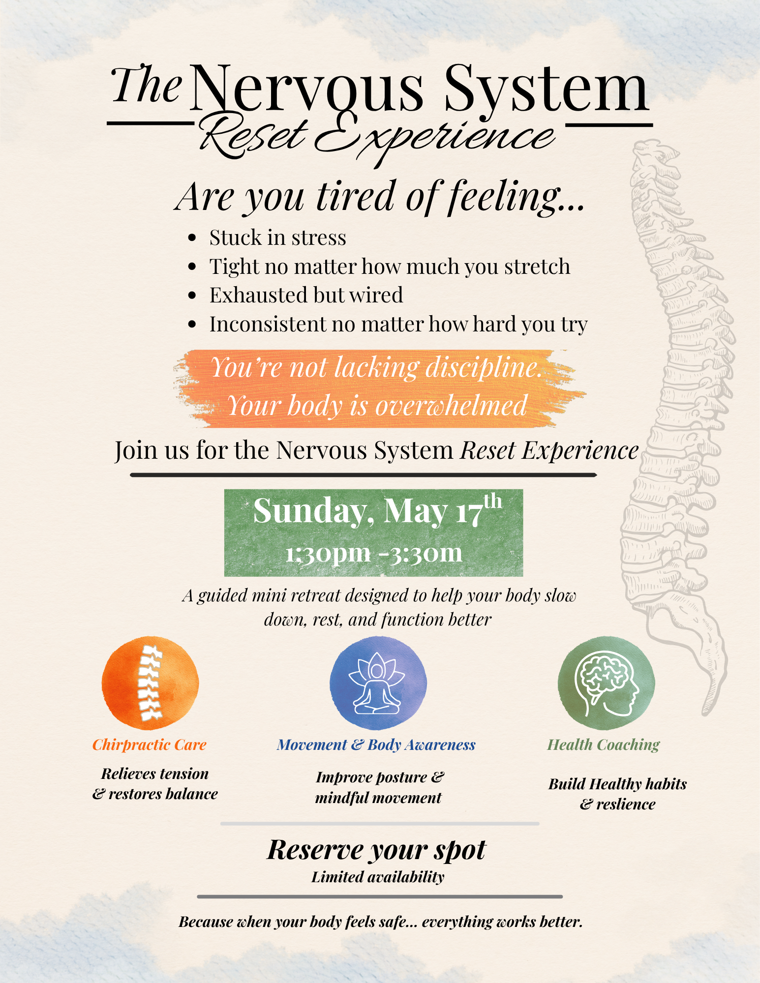 The Nervous System Reset Experience 