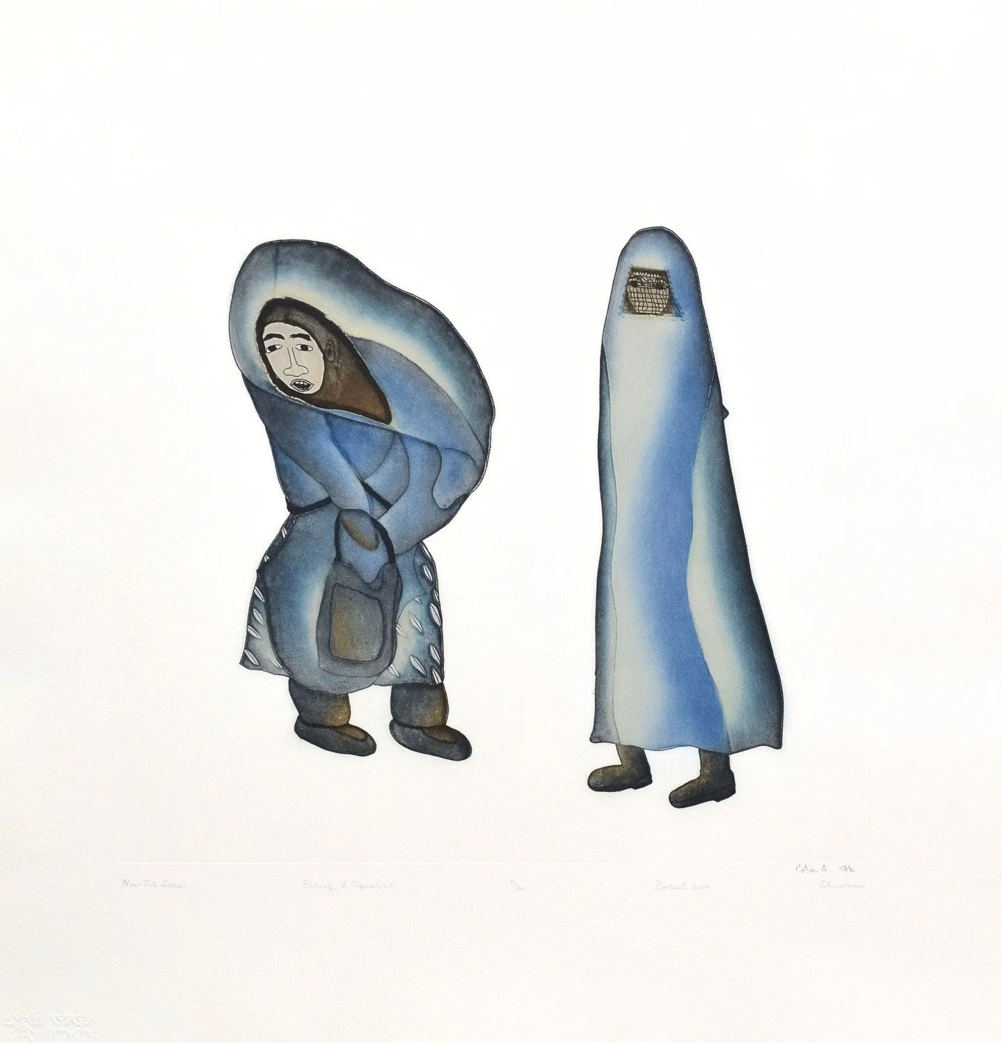 Etching new stories into tradition. ❄️✨⁠
⁠
@marion_scott_gallery&rsquo;s fall exhibition celebrates the evolution of Inuit etching &mdash; from early copper plate engravings to the vibrant revival of the art form in the 1990s. These works showcase in