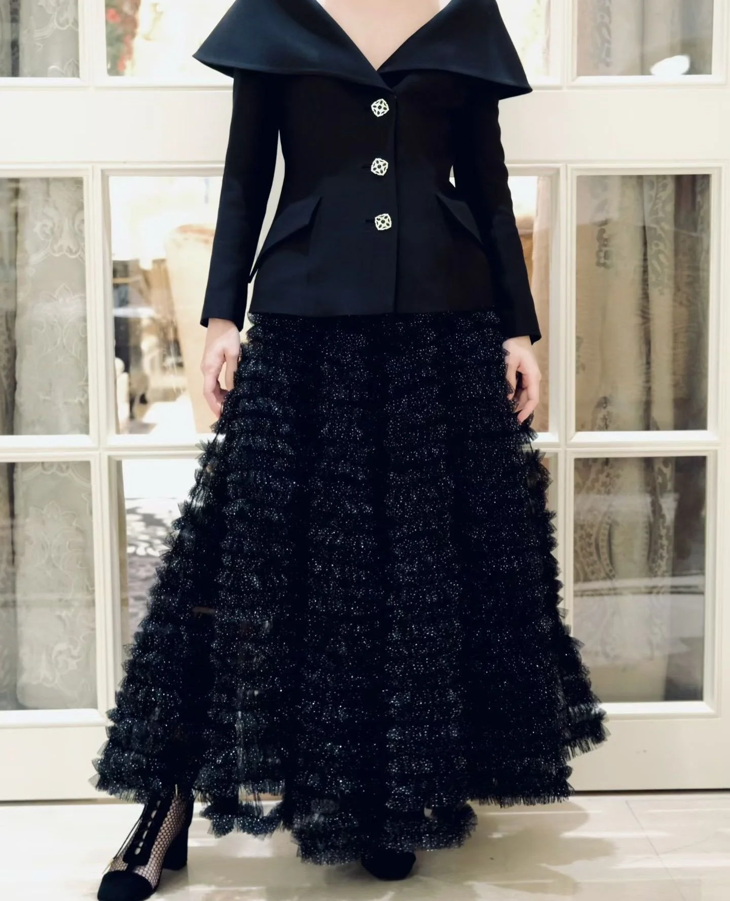 An outfit that stops the show. ✨💃⁠
⁠
@jumperzhangca brings high glamour to the holiday season, with statement pieces designed to turn every entrance into an unforgettable one. Think sculptural silhouettes, luxe fabrics, and bold, modern elegance &md