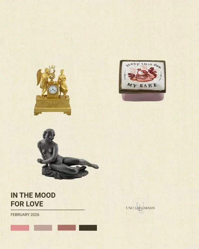 In the mood for love (and fine art). 🕊️⁠
⁠
From 1840s French bronze to 1970s Jensen silver, @unolangmanngallery is proving that the most romantic gifts are the ones with a story to tell.⁠
⁠
Explore the collection in the heart of South Granville and 