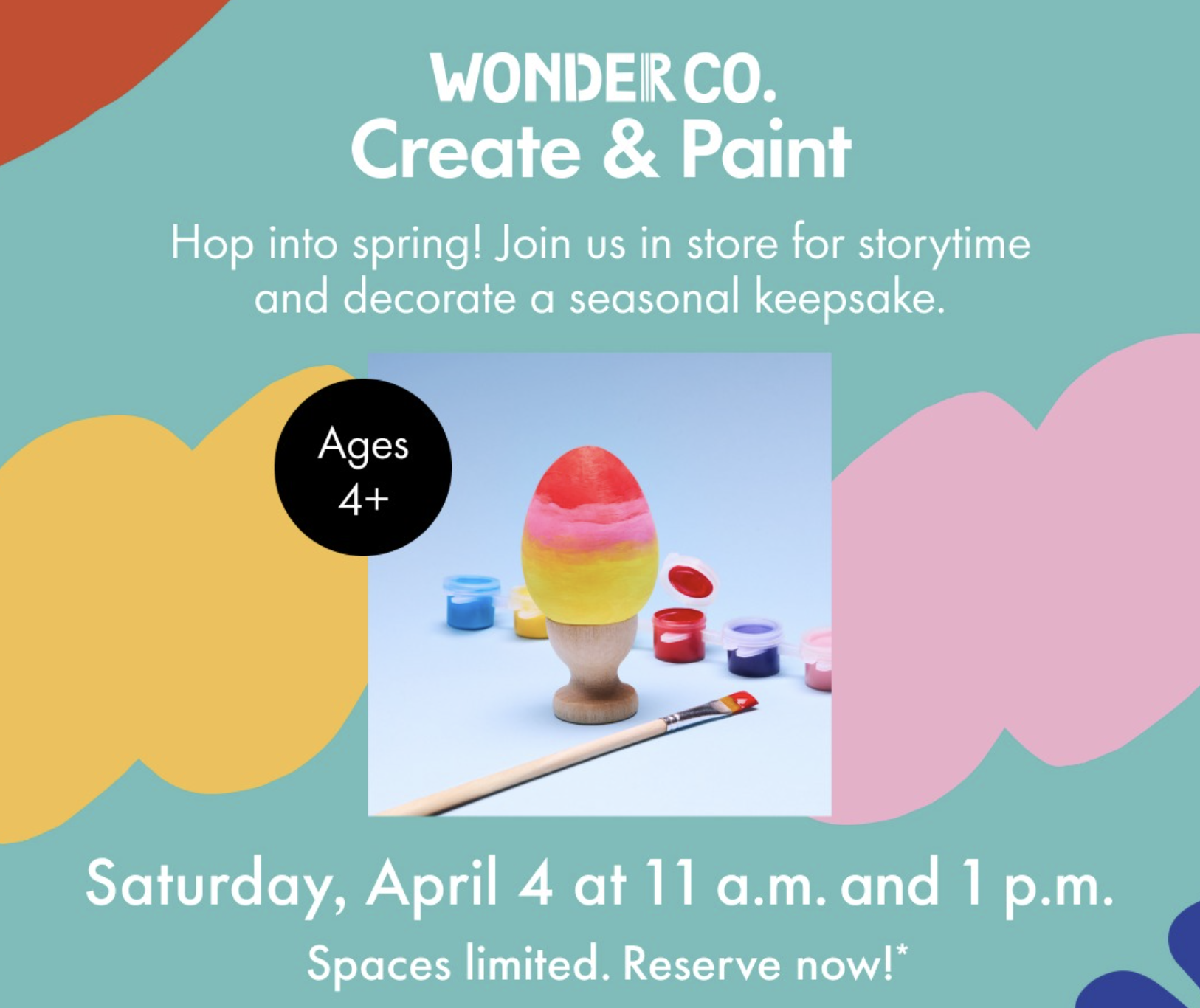 Wonder & Co. Create & Paint at Indigo
