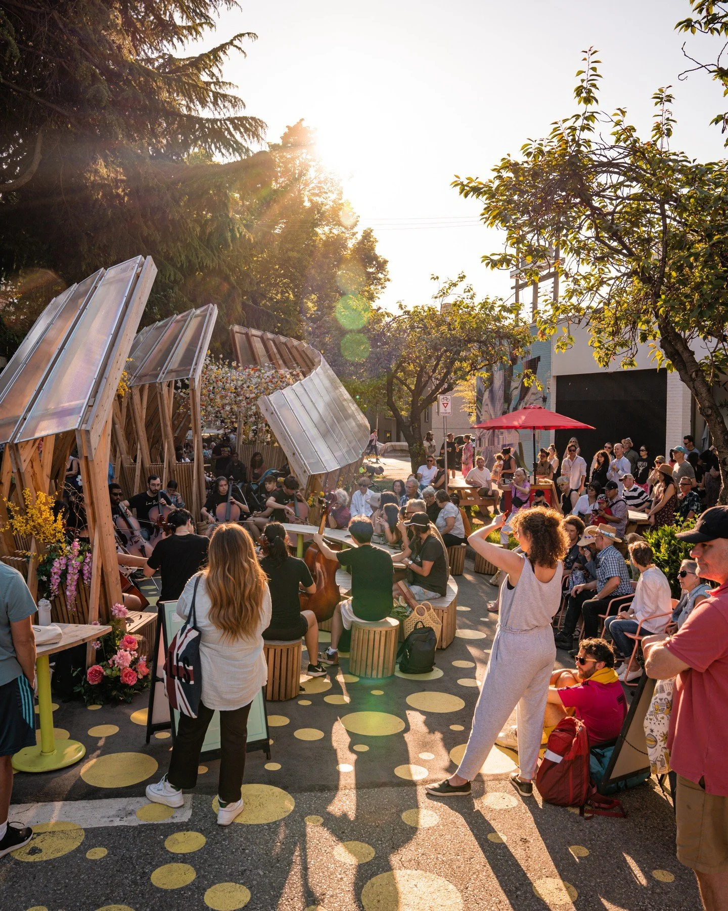 Where the magic happens. 🎷🥂⁠
⁠
A major part of our work is bringing South Granville to life through the events you know and love. 💌⁠
⁠
From the plaza parties and orchestral concerts to the intimate wine tastings and outdoor yoga and so much more. 