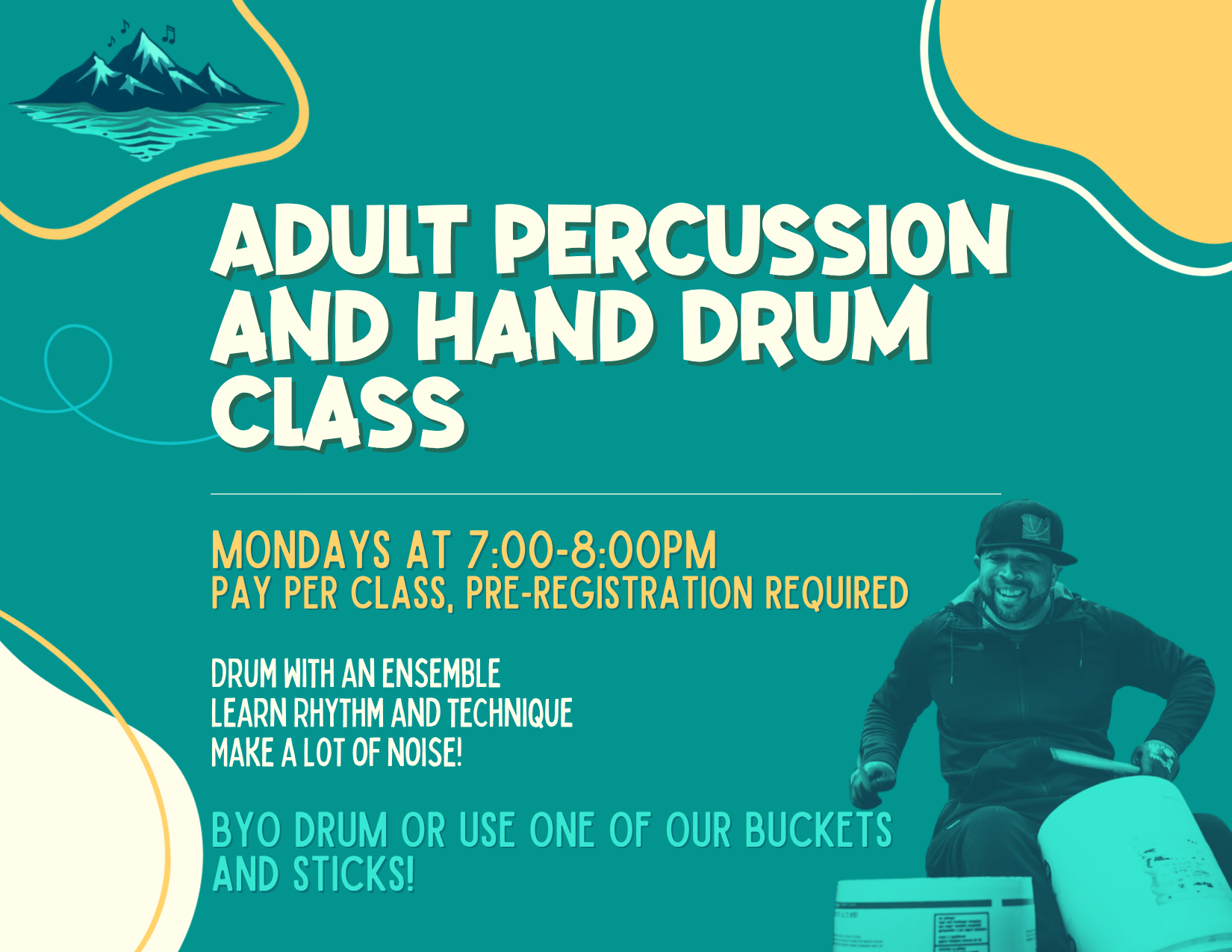 Pleasant Mountain Music - Adult Percussion and Hand Drum