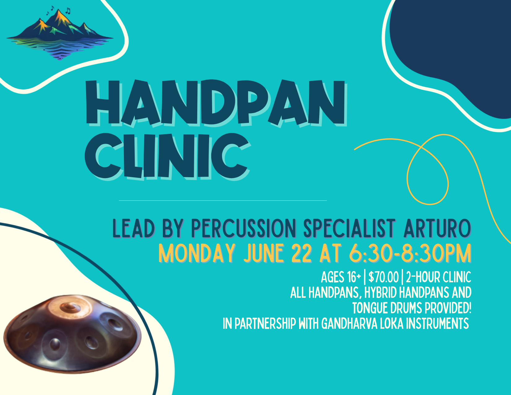 Pleasant Mountain Music - Handpan Clinic