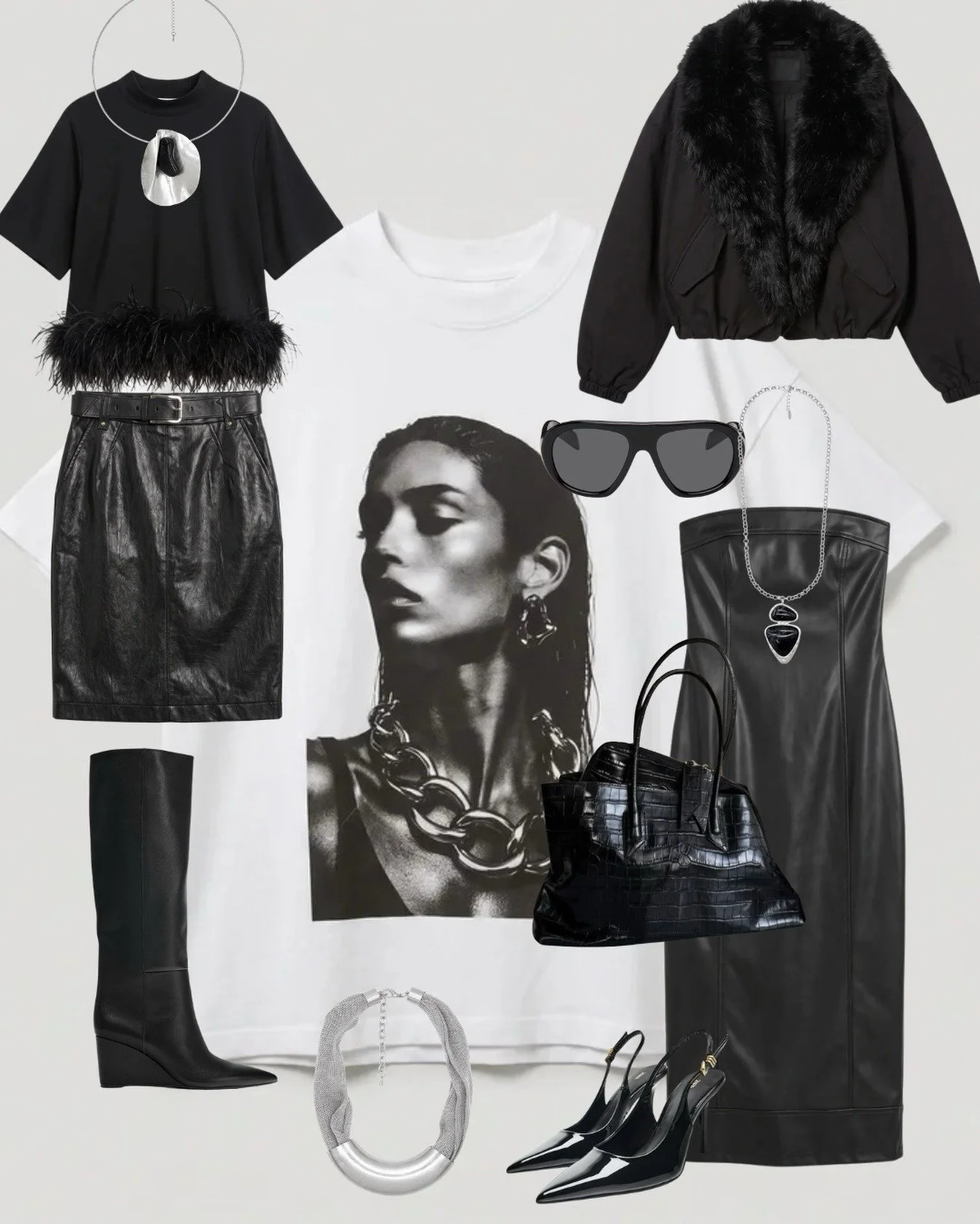 All black. All attitude. 🖤🕶️⁠
⁠
Rich textures, butter-soft leather, and sharp statement silhouettes have officially landed in @maskamode&rsquo;s latest edit. These are the timeless, effortlessly cool foundational pieces your capsule wardrobe will k