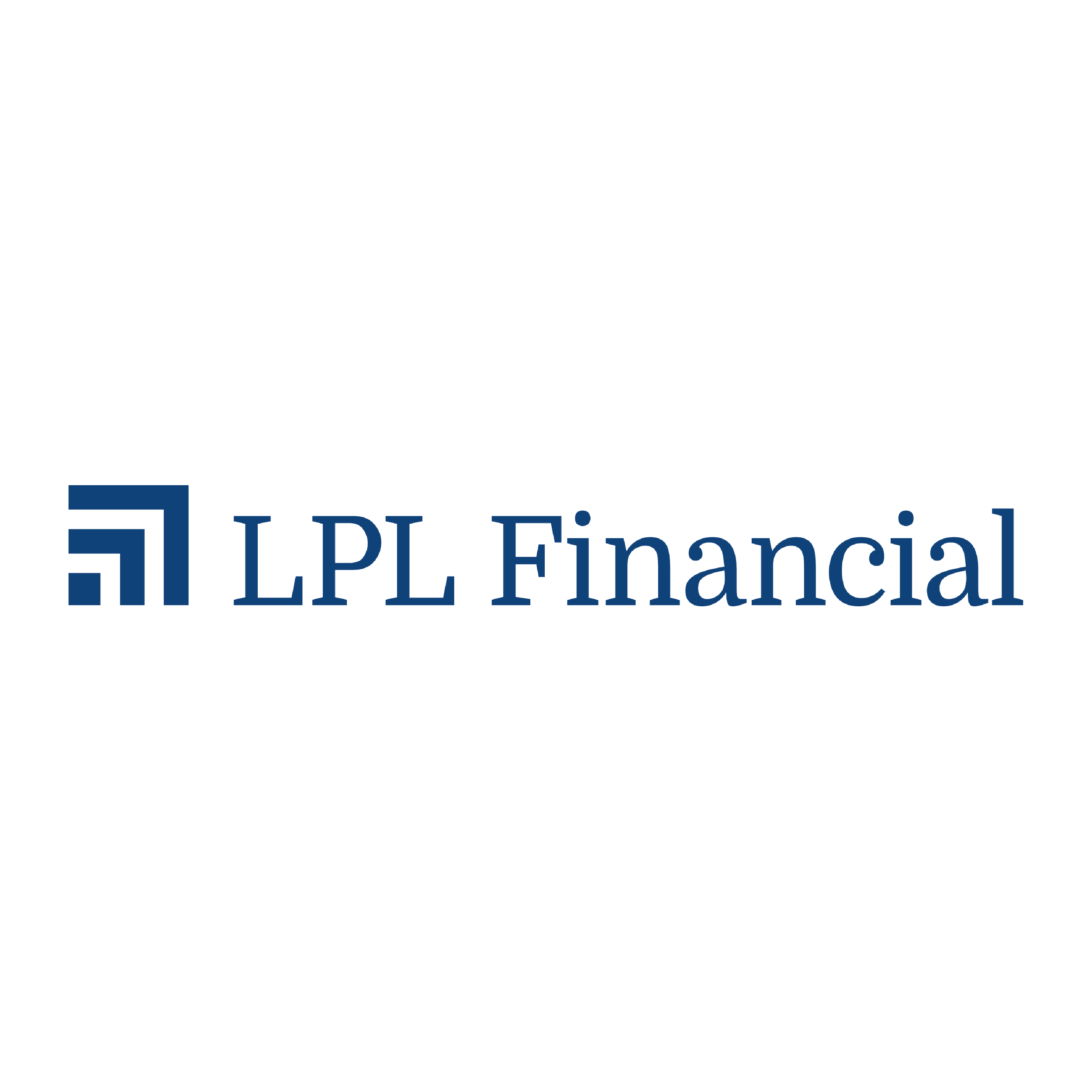 LPL Financial logo with stylized blue graph and text