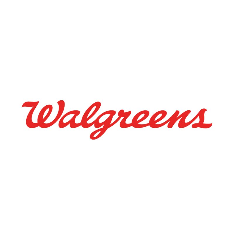 Walgreens logo in red script font on a white background