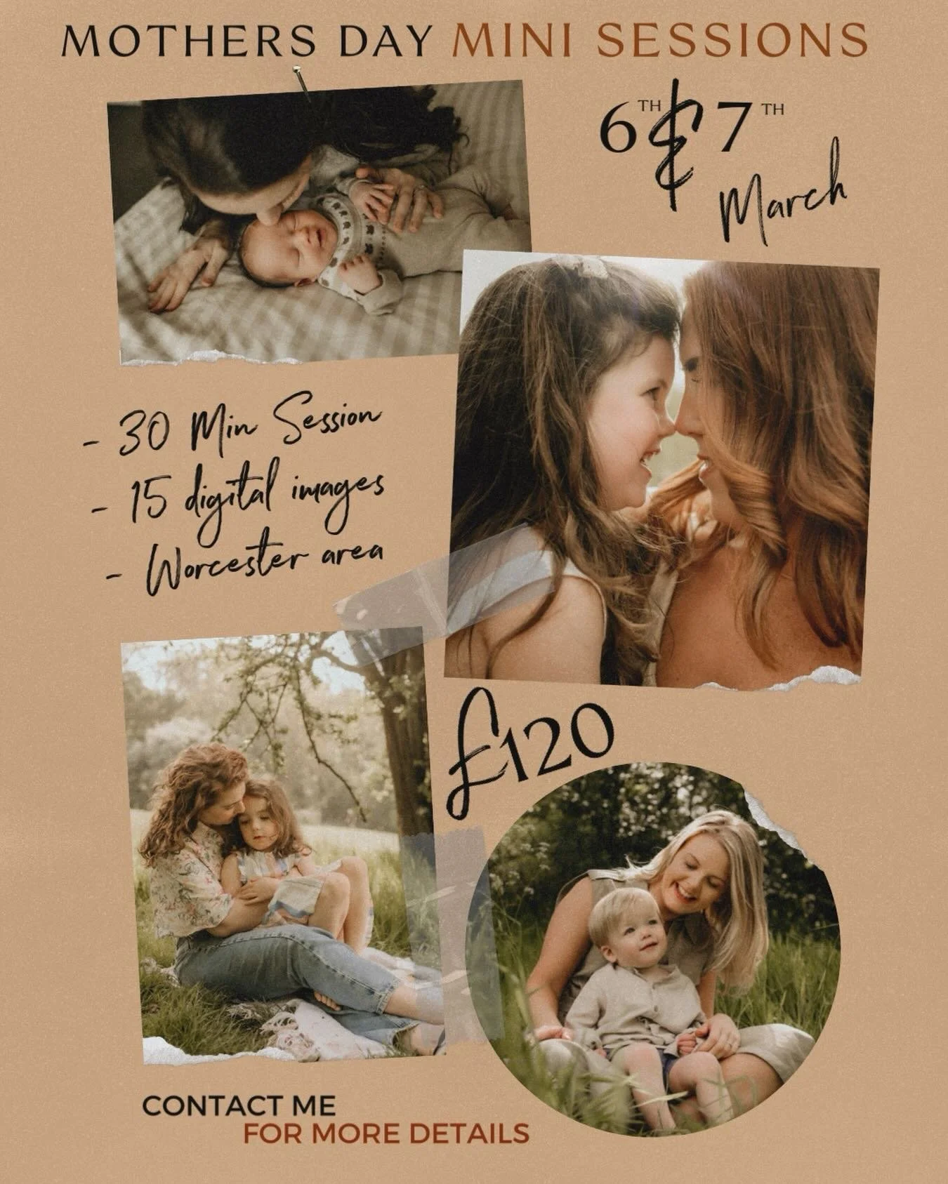 ➳ ➳ ➳ ➳ ➳ ➳ ➳ ➳ ➳ ➳ ➳
&bull; 
Surrounded by plants, flowers, and the people who made you mum 🌸
&bull;
This Mother&rsquo;s Day, I&rsquo;m offering 30-minute photo sessions at Cook&rsquo;s Garden Centre, capturing natural, love-filled moments between 