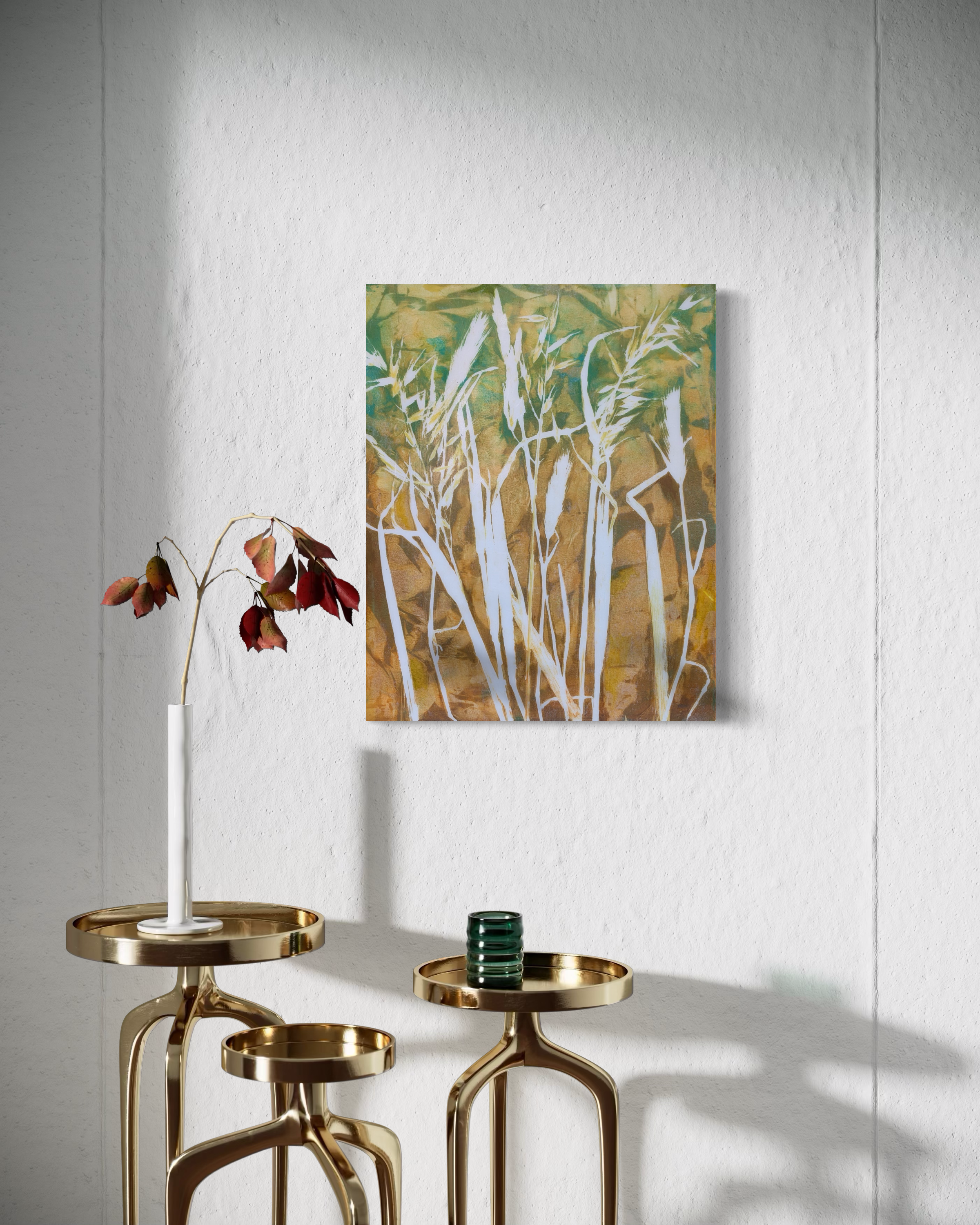 More Than Meets the Eye, Acrylic and Mixed Media on cradled wood panel, 20 x 16, $700