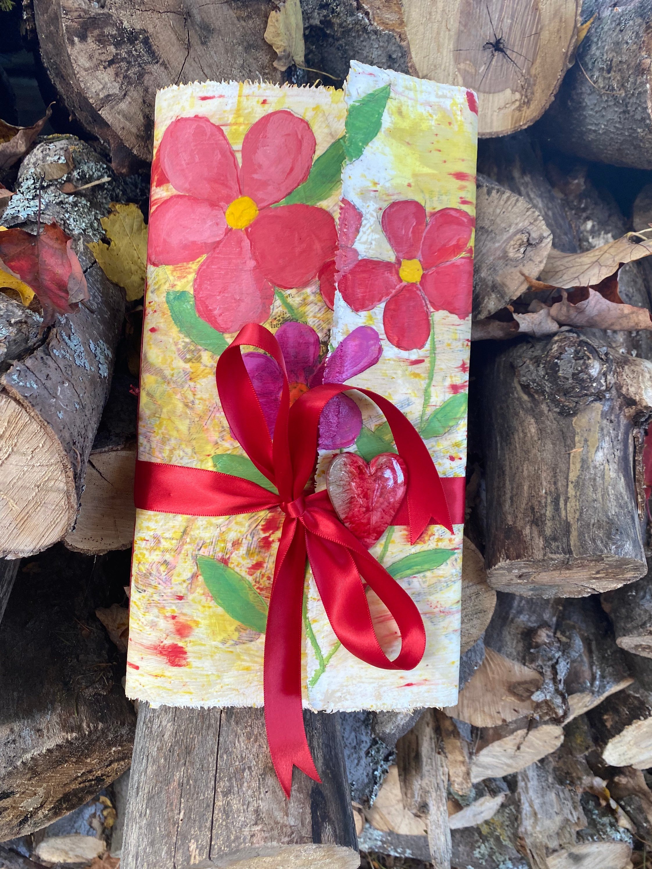 Large Painted Cover Journal