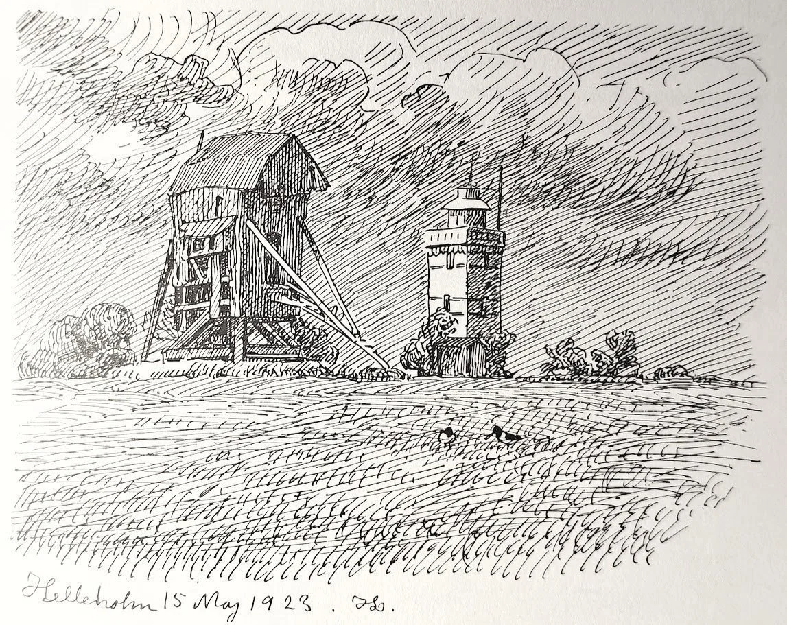 Agersø Fyr, på Helleholm