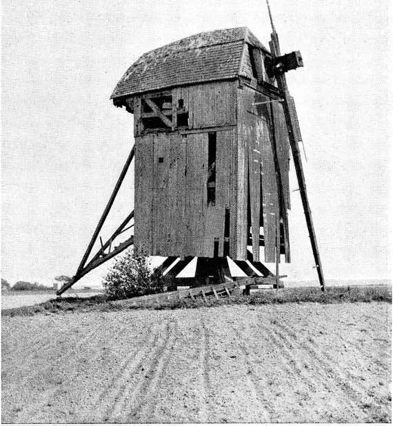 Stubmøllen på Hellolm, maj 1923